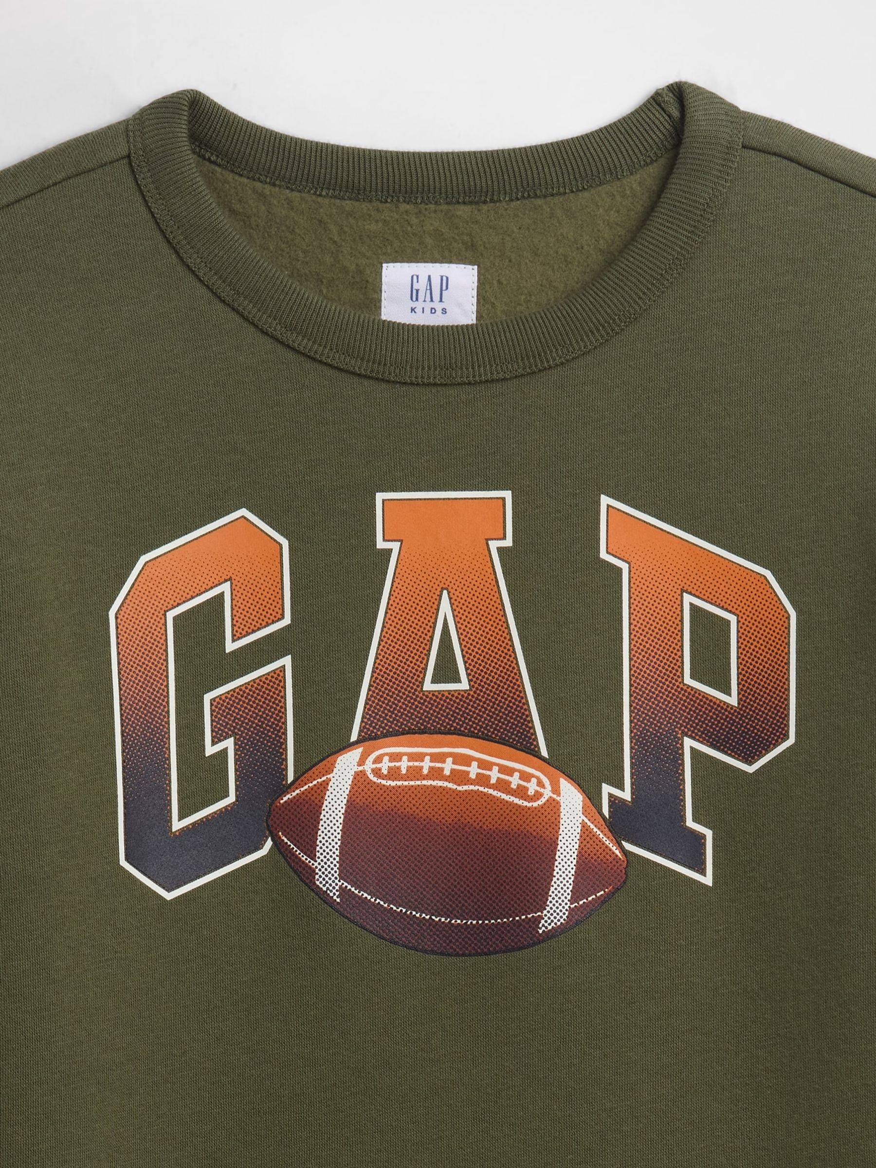 Khaki Green Logo Sweatshirt (4-13yrs) - Image 3 of 3