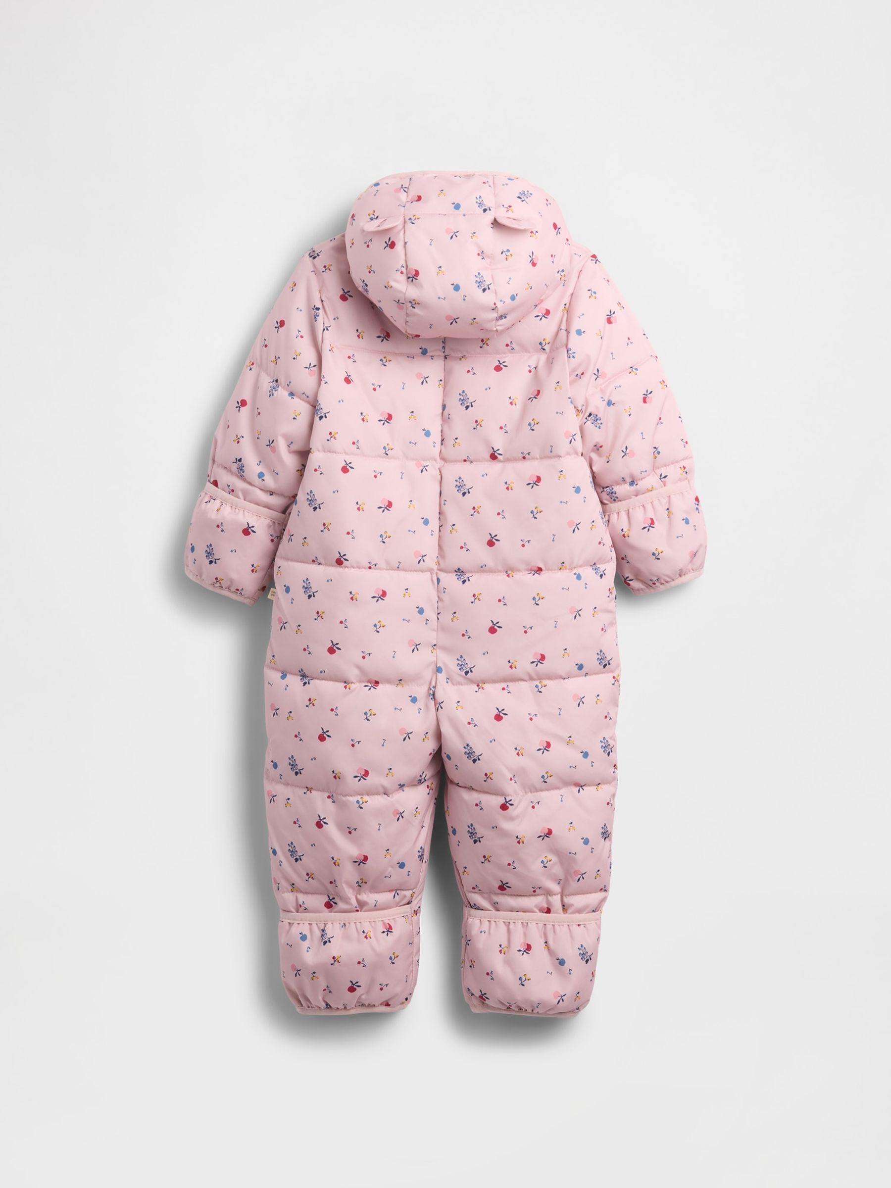 Pink All-In-One Snowsuit (Newborn-24mths) - Image 2 of 3