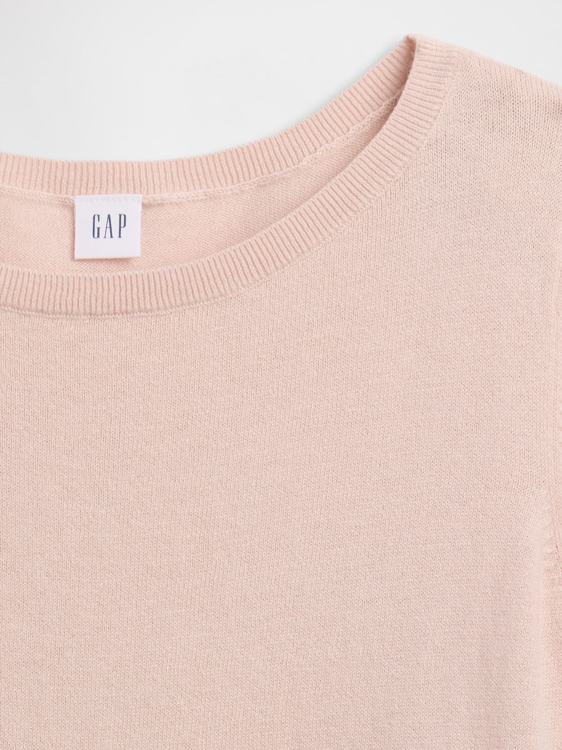 Blush Pink Bella Boat Neck Jumper - Image 5 of 5 Blush Pink Bella Boat Neck Jumper - Image 5 of 5