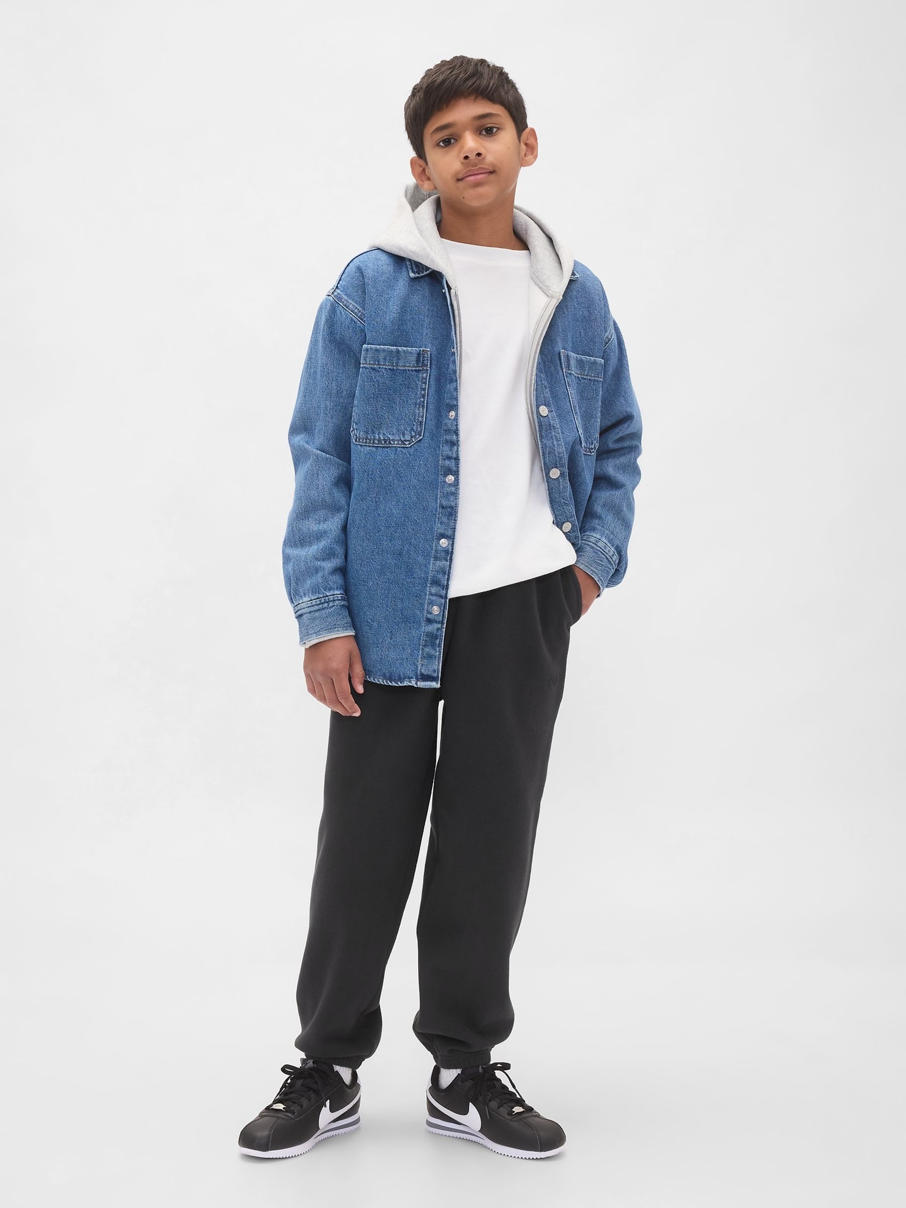 Black VintageSoft Baggy Joggers (4-13yrs) - Image 2 of 4