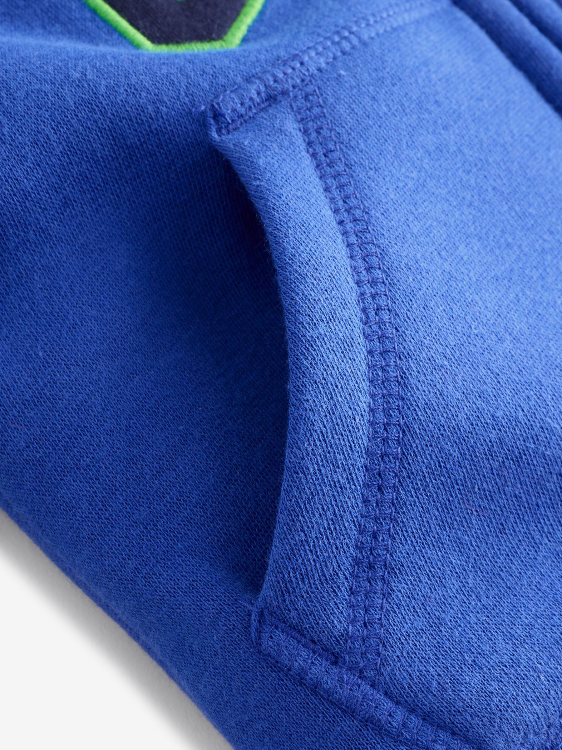 Blue Logo Sherpa Zip Hoodie (6mths-5yrs) - Image 6 of 6