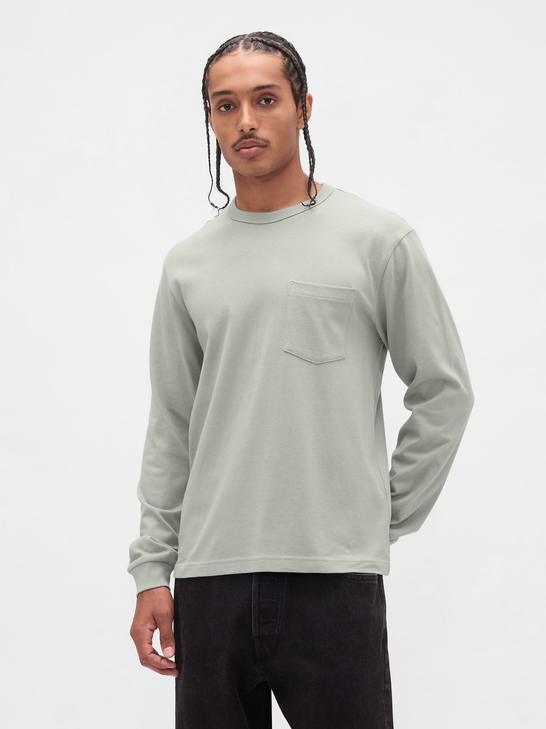 Green Heavyweight Relaxed T-Shirt - Image 1 of 4