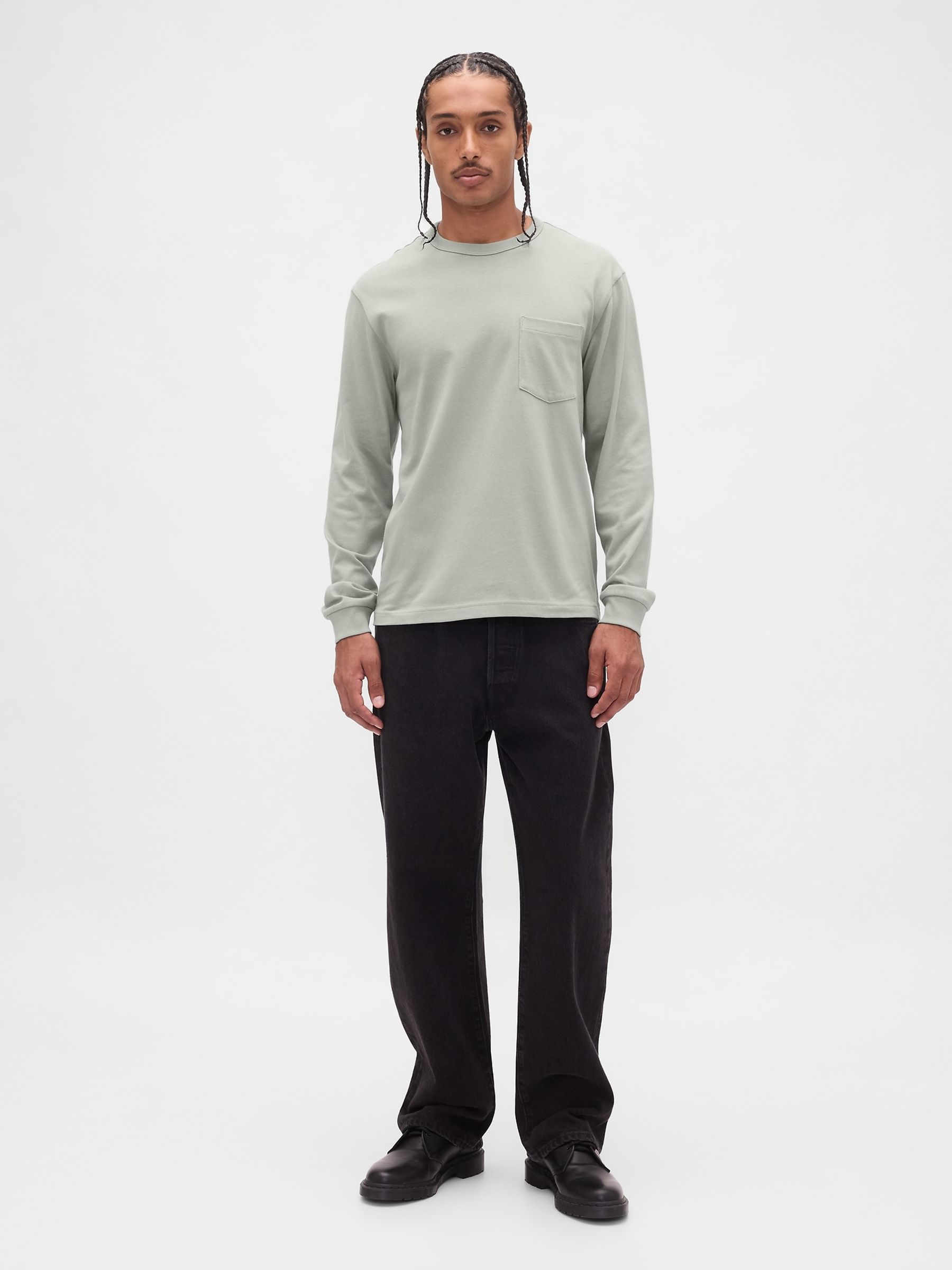 Green Heavyweight Relaxed T-Shirt - Image 3 of 4