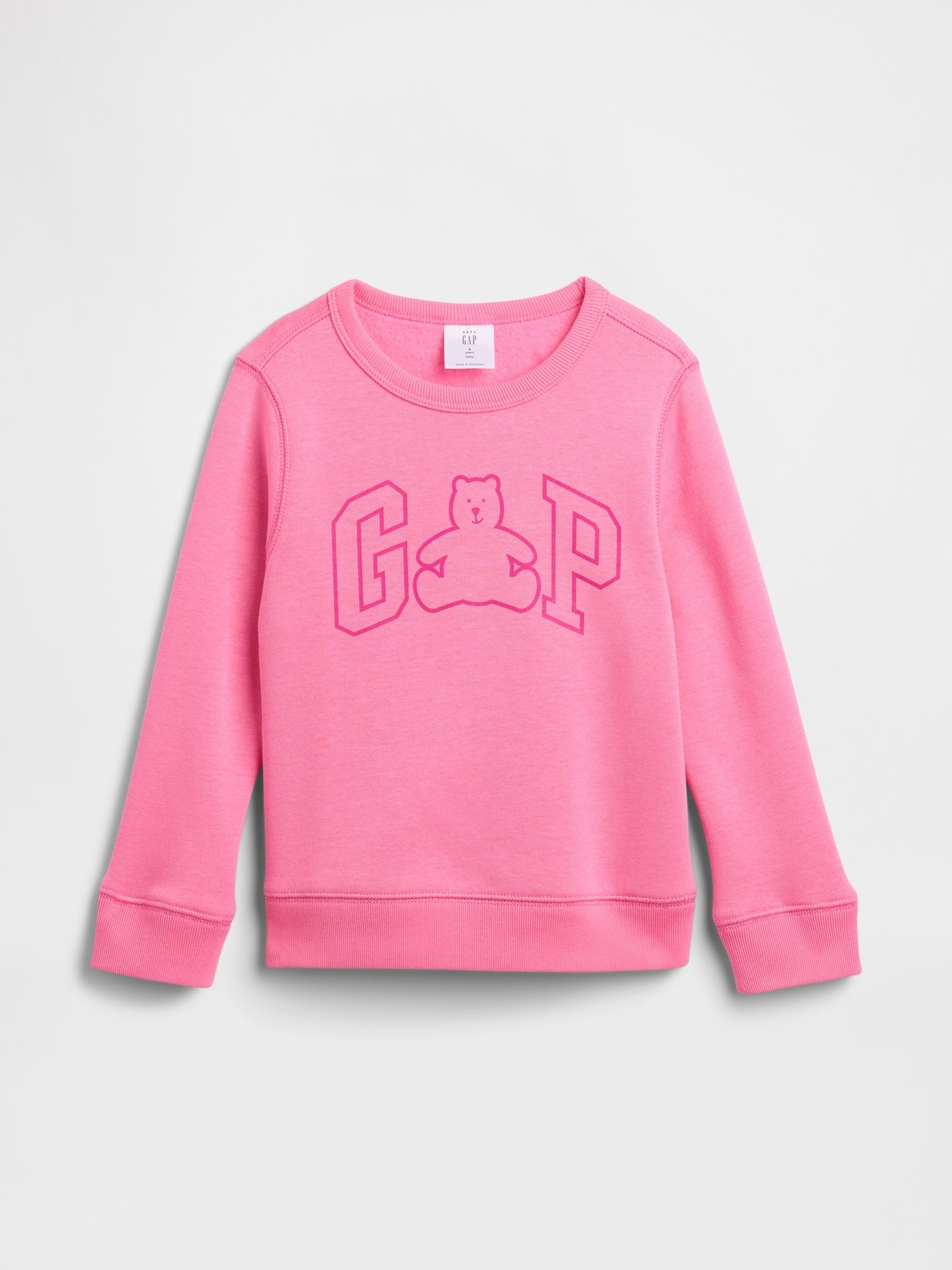Pink Logo Crew Neck SweatShirt (6mths-5yrs) - Image 1 of 3
