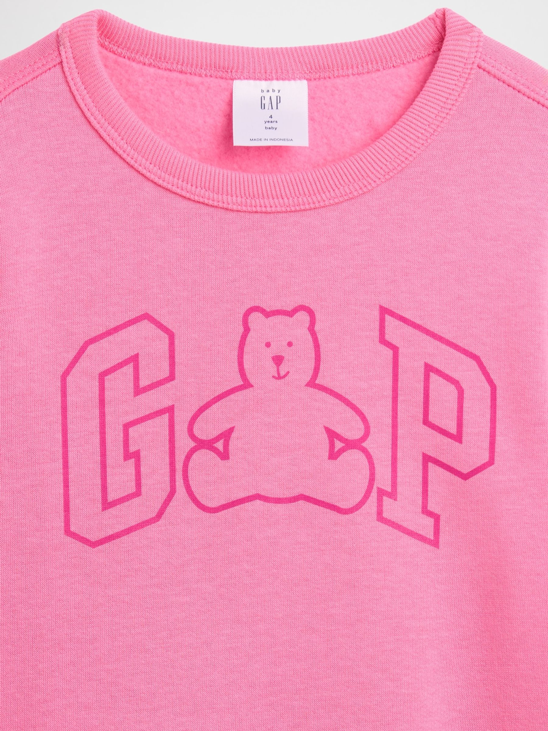Pink Logo Crew Neck SweatShirt (6mths-5yrs) - Image 3 of 3