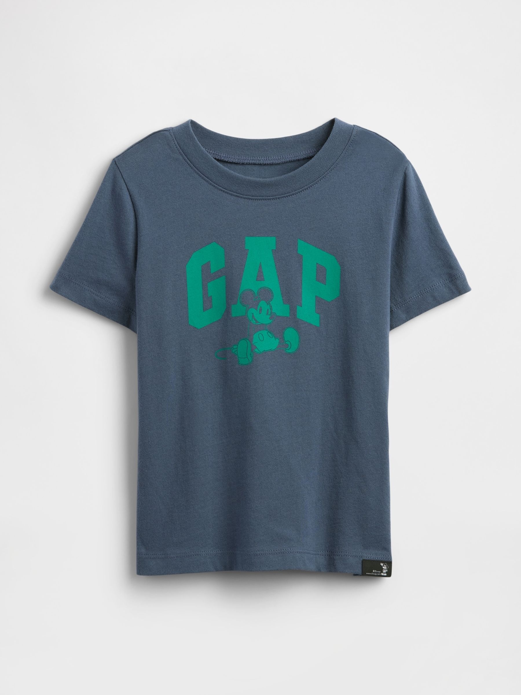 Blue Disney Logo Crew Neck T-Shirt (6mths-5yrs) - Image 1 of 3