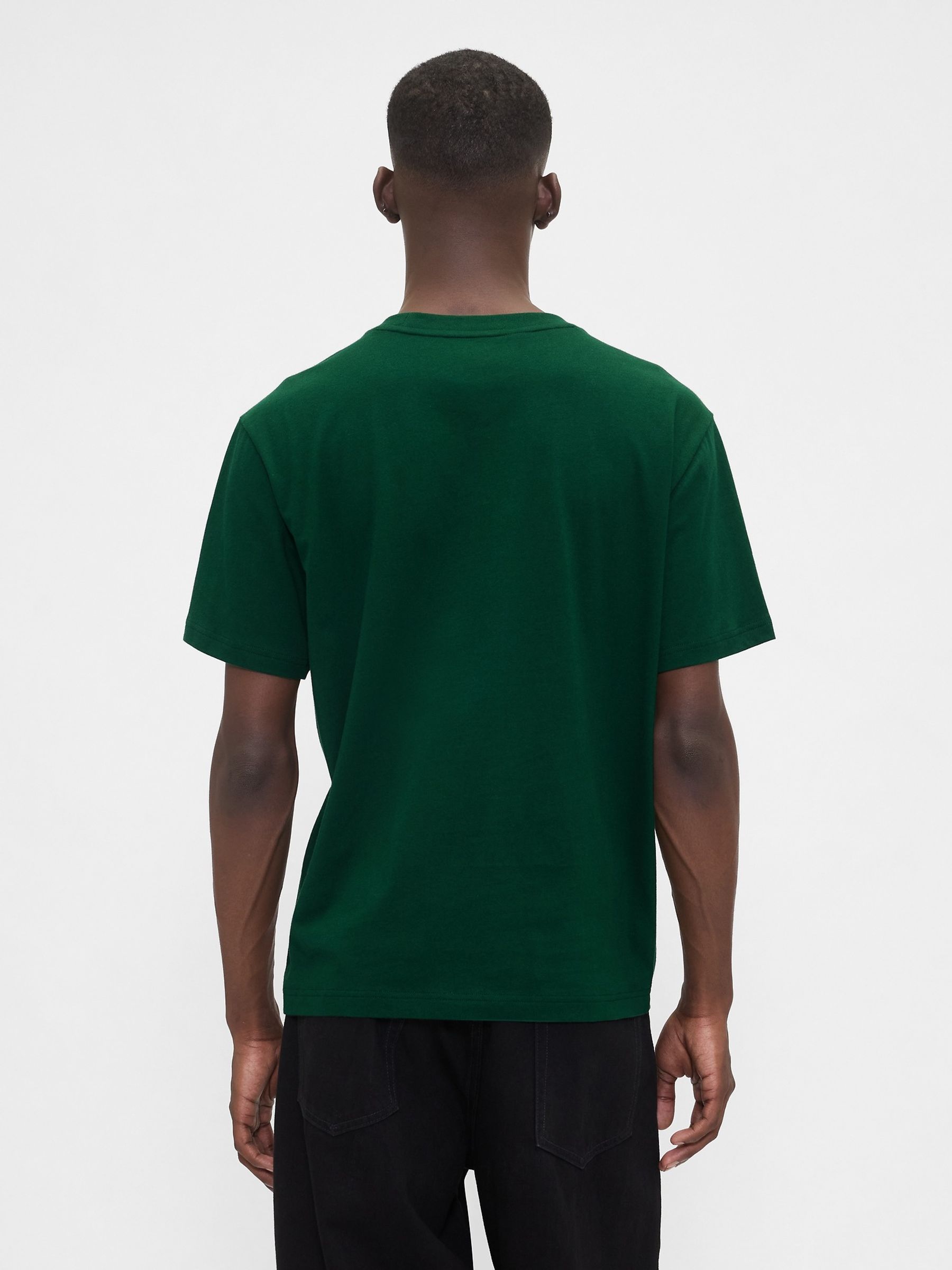 Green Everyday Soft Relaxed Graphic T-Shirt - Image 2 of 4
