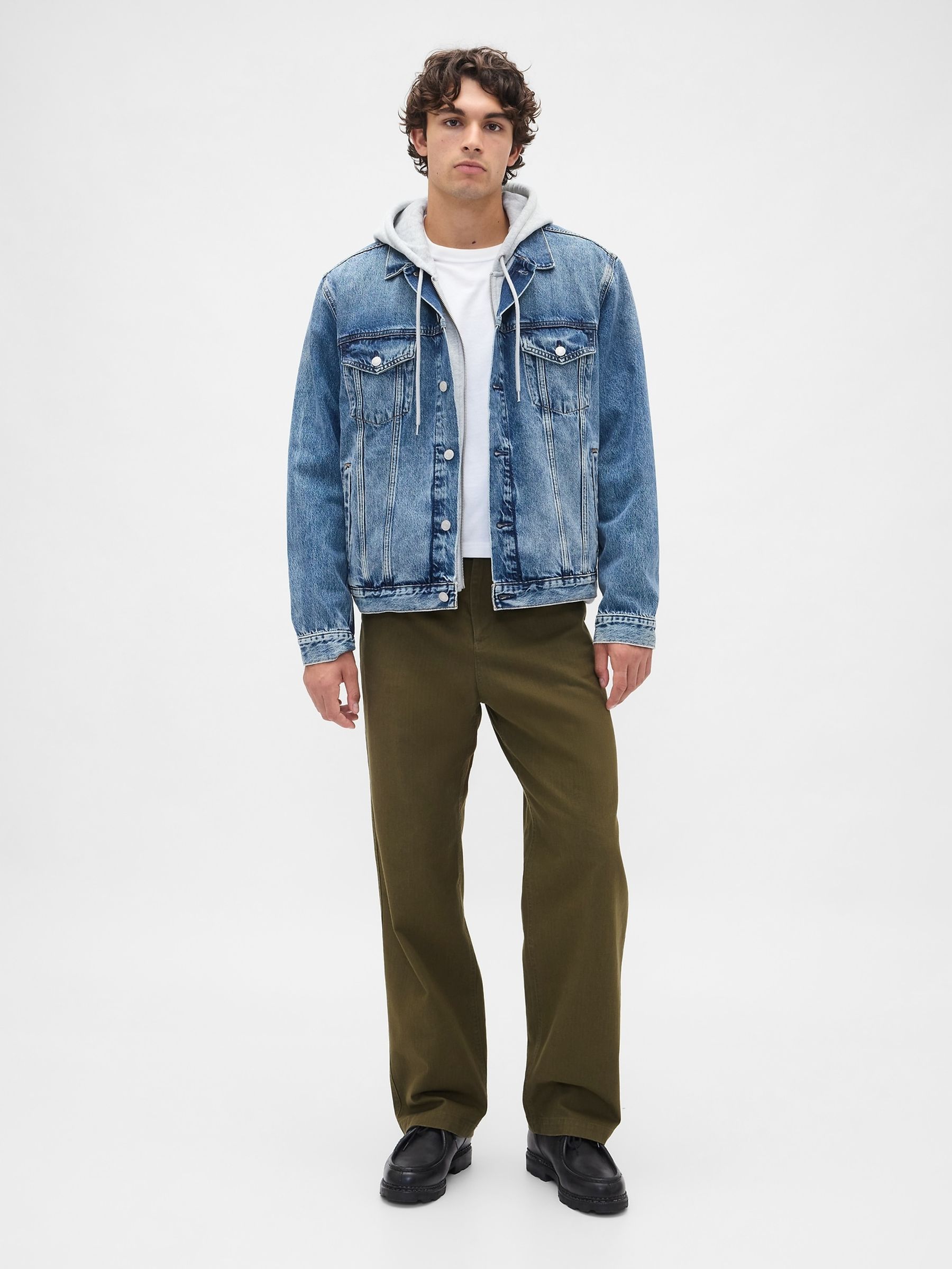 Green Modern Baggy Chinos - Image 4 of 5
