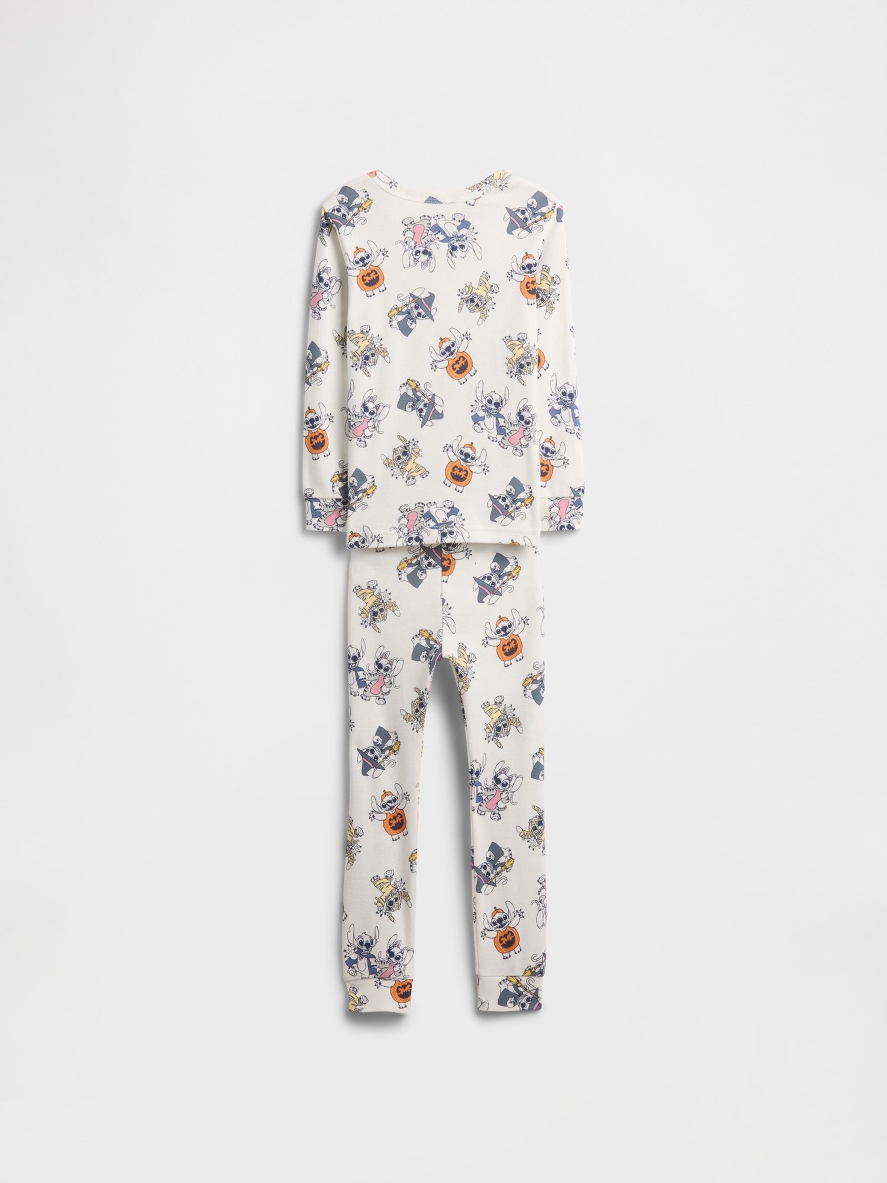 White Pumpkin Disney Lilo & Stitch Pyjama Set (6mths-5yrs) - Image 1 of 3