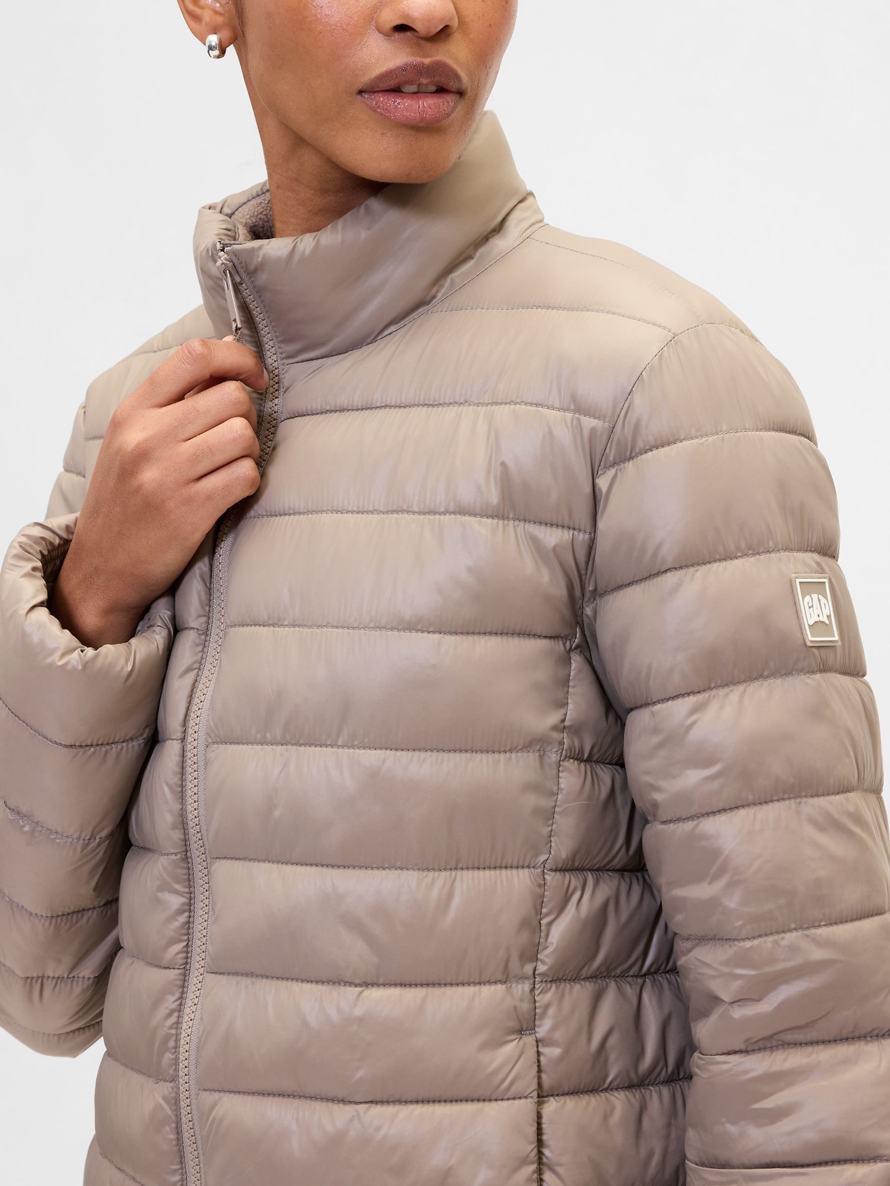 Cream ColdControl Puffer Jacket - Image 4 of 4