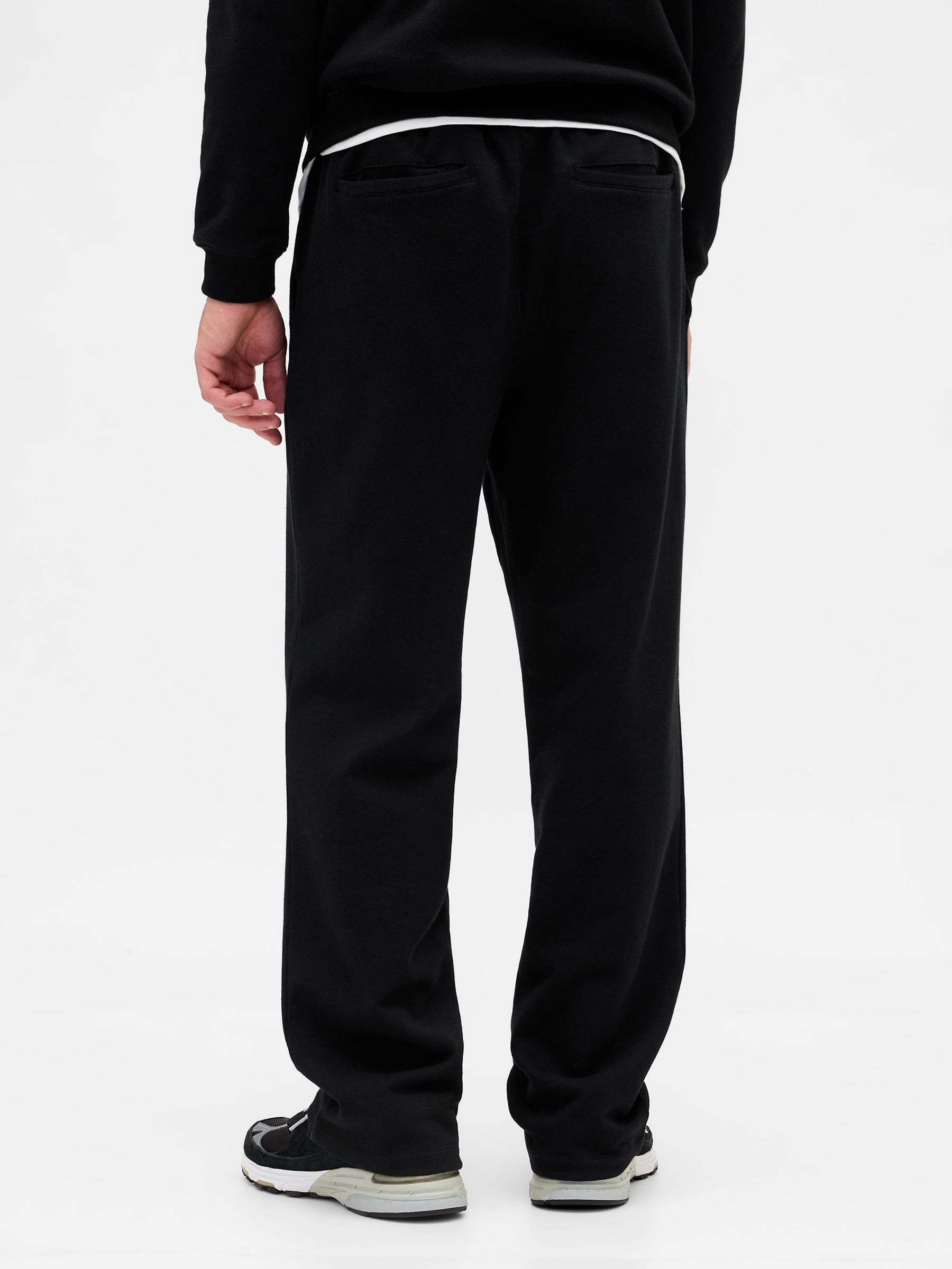 Black Heavyweight Relaxed Joggers - Image 2 of 5
