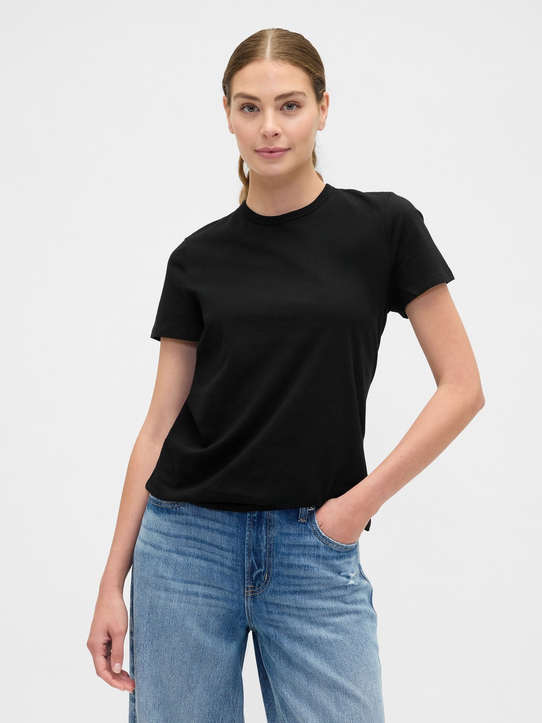 Black Favourite Crew Neck T-Shirts 2 Pack - Image 1 of 4