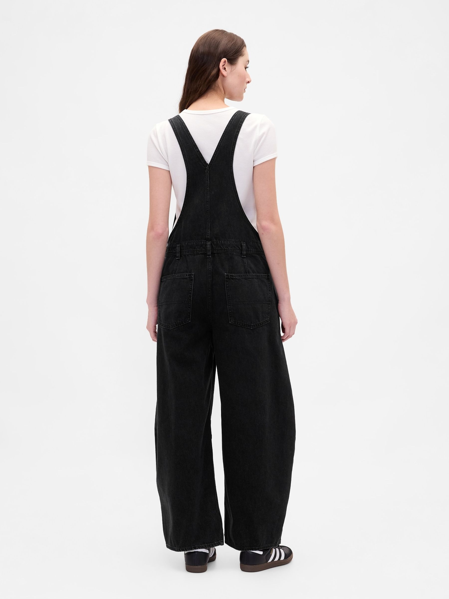Black All-In-One Horseshoe Dungarees - Image 2 of 6