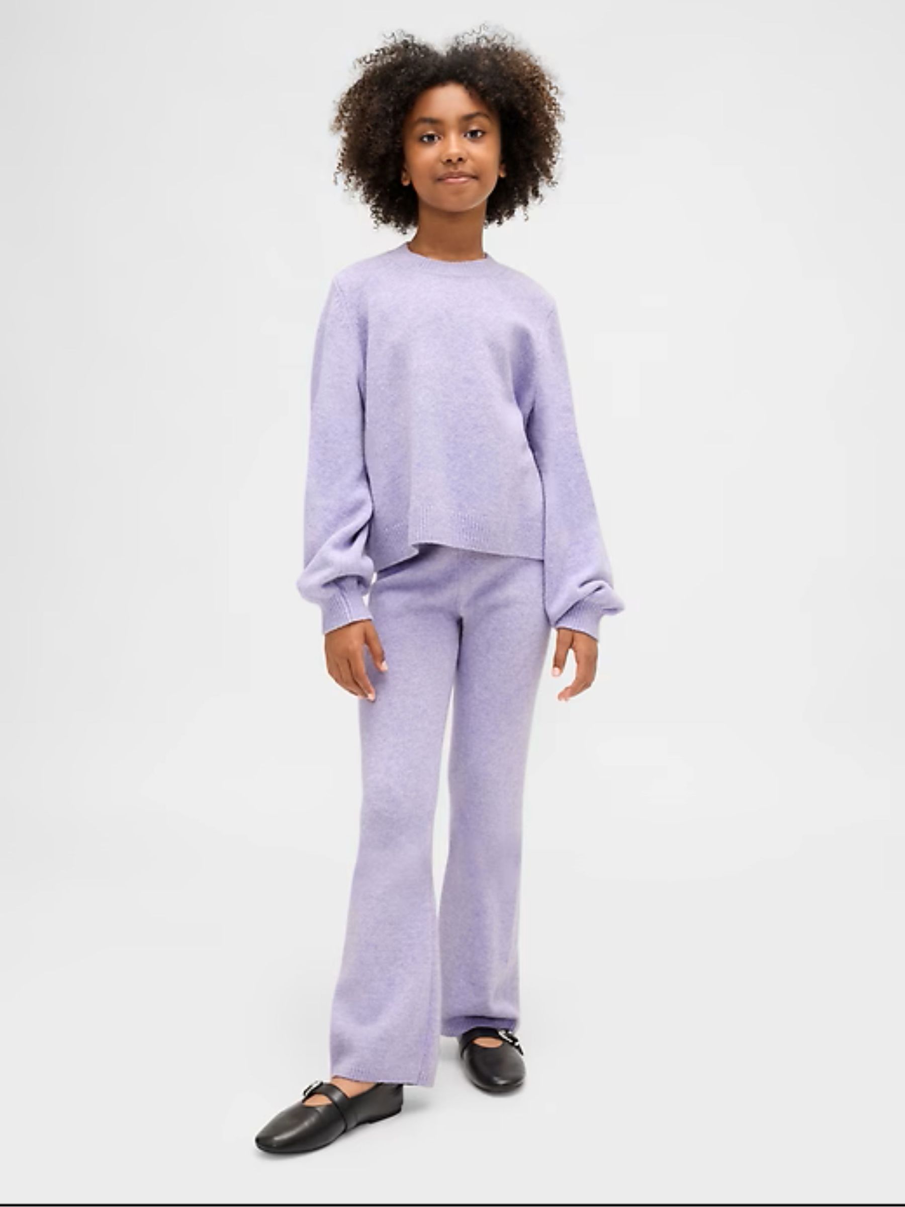 Purple CashSoft Crew Neck Jumper - Image 3 of 5