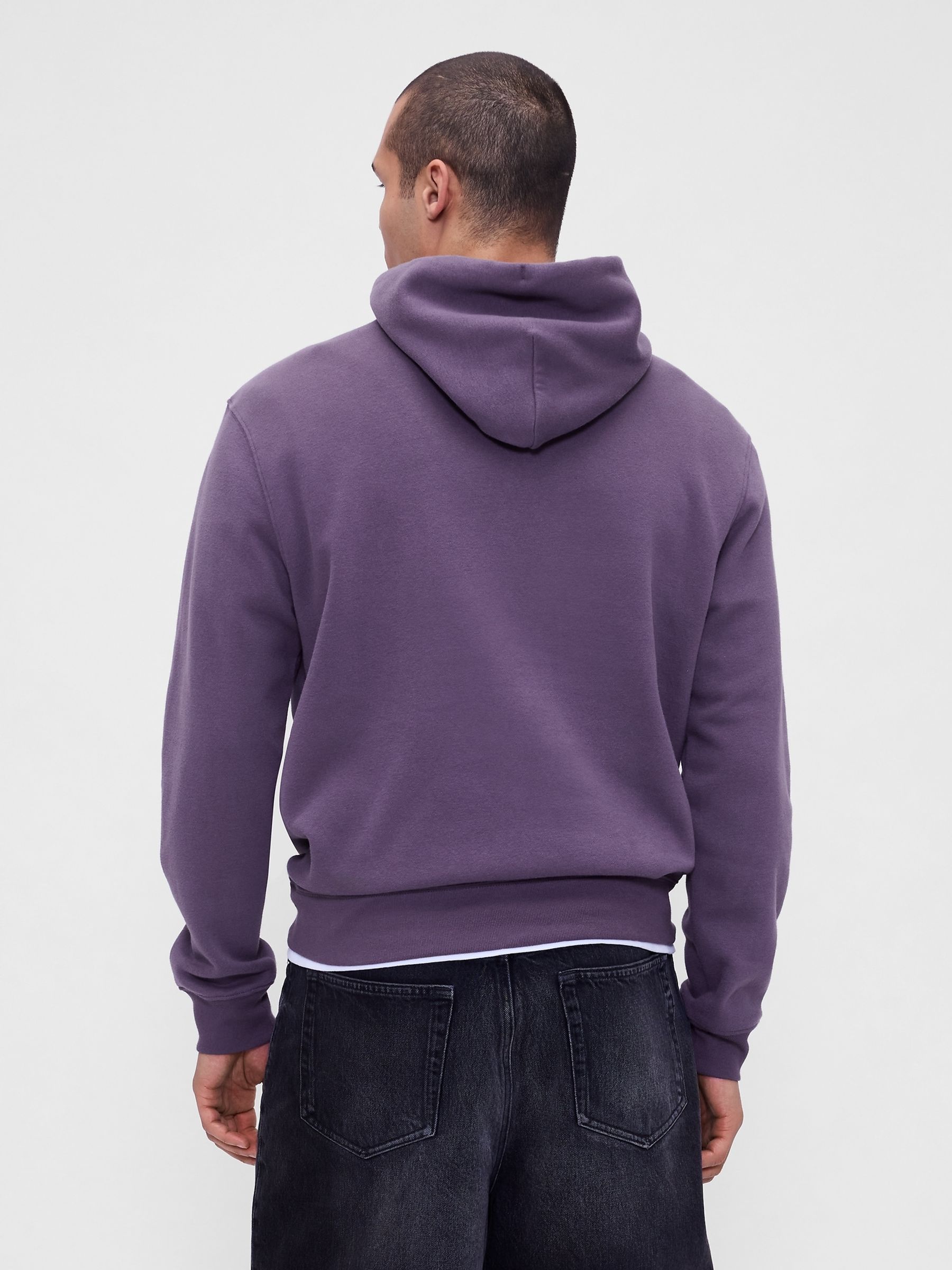 Purple Vintage Soft Arch Logo Hoodie - Image 2 of 6