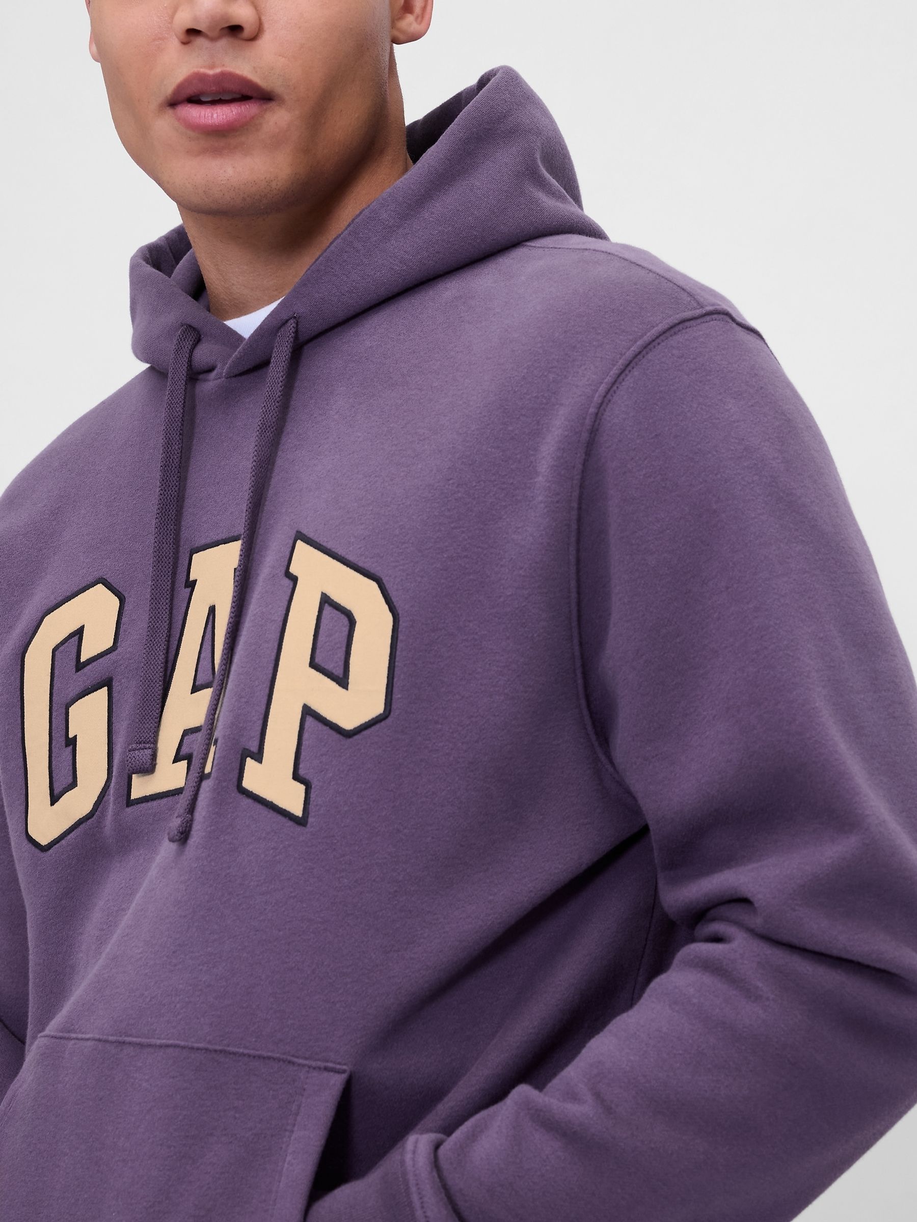 Purple Vintage Soft Arch Logo Hoodie - Image 4 of 6