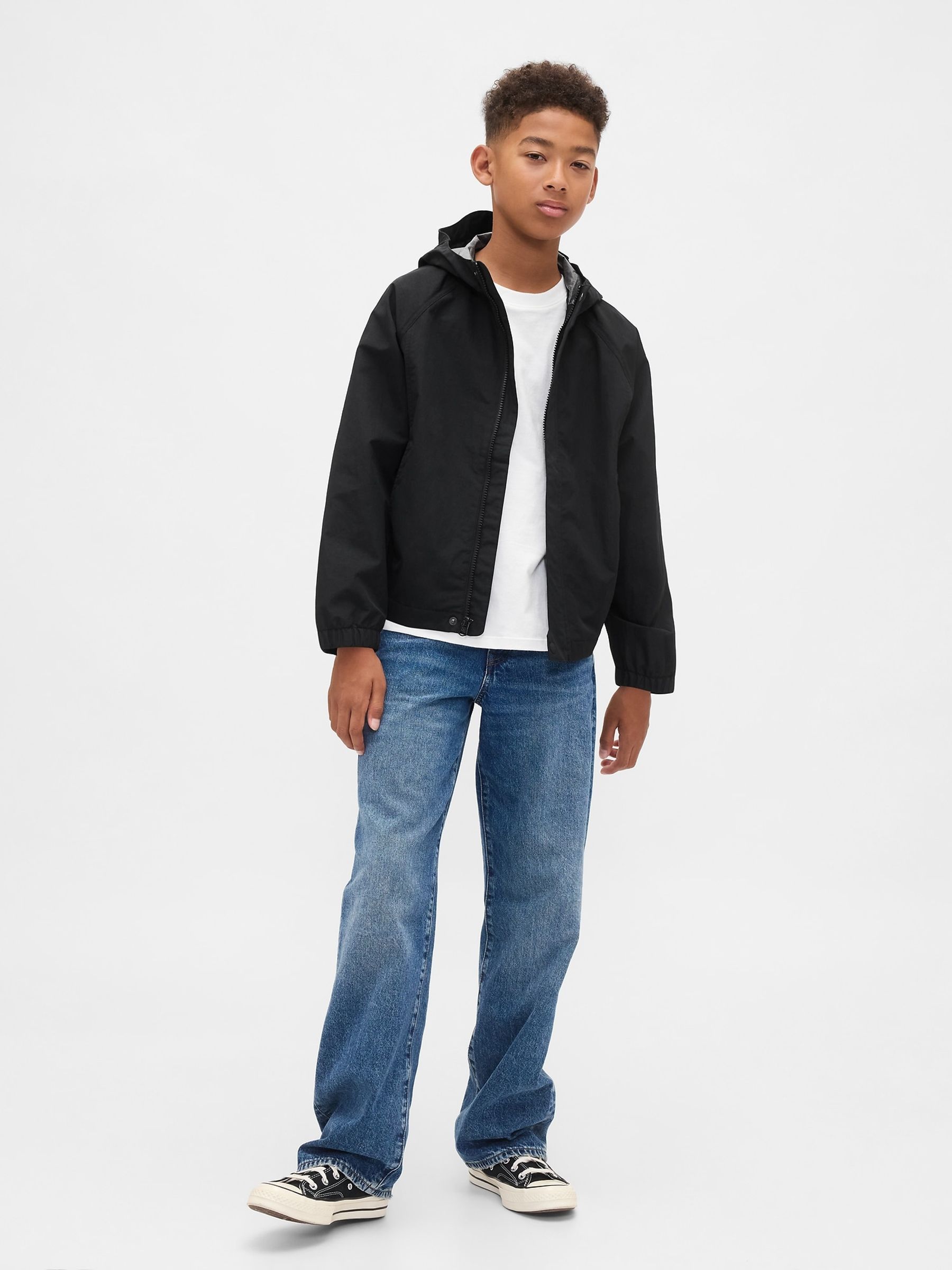 Black Rain Jacket (4-13yrs) - Image 3 of 5