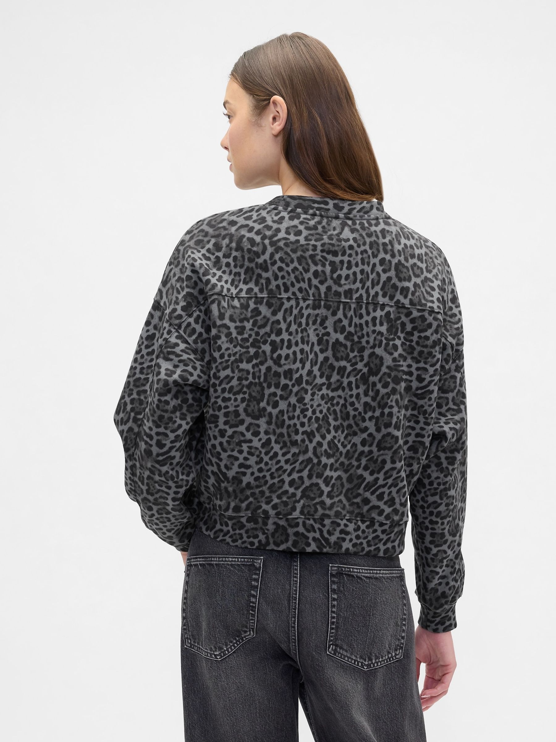 Black/Grey VintageSoft Logo Wedge Sweatshirt - Image 2 of 4