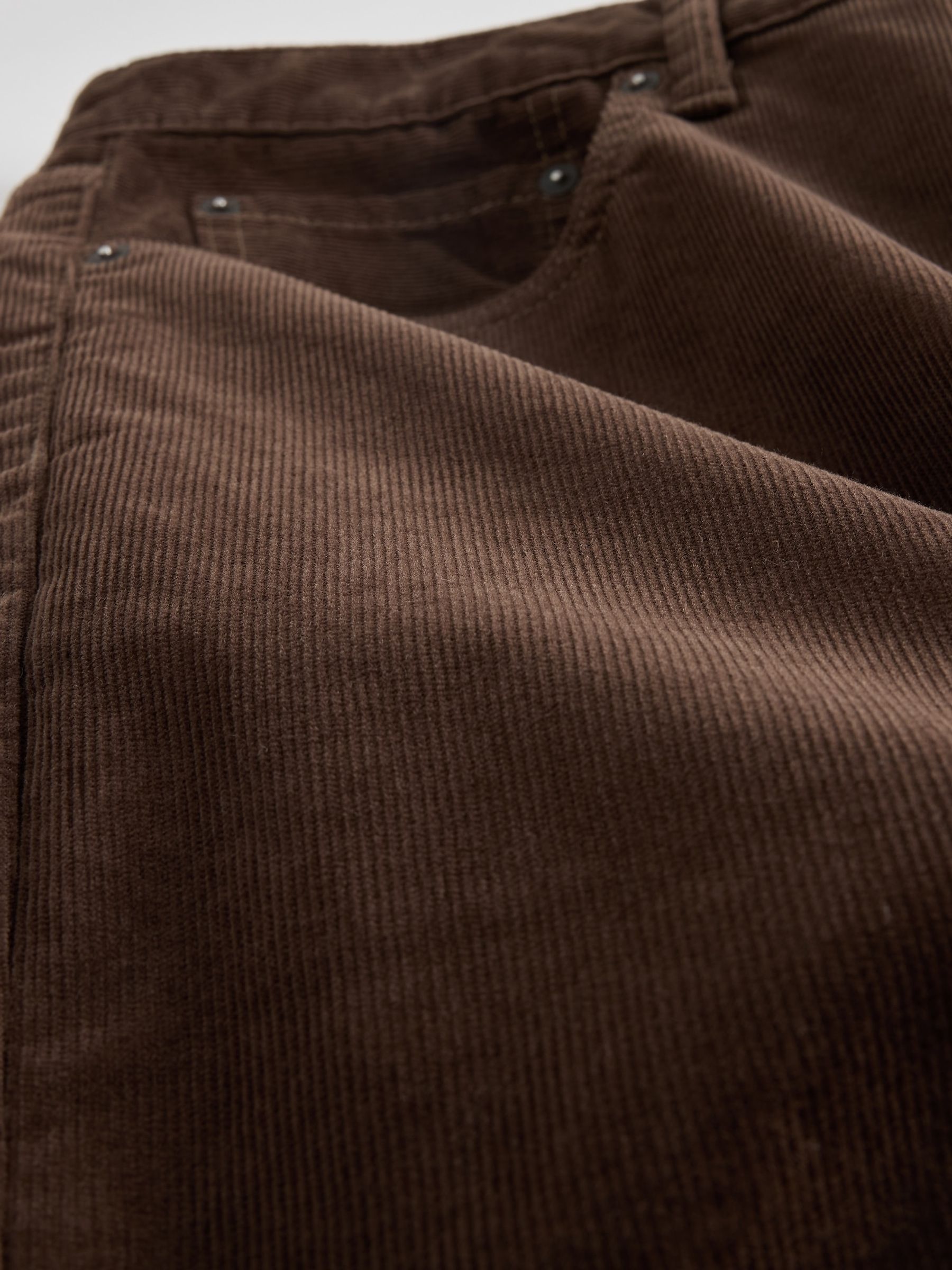 Brown Corduroy Straight Trousers - Image 5 of 5 Brown Corduroy Straight Trousers - Image 5 of 5