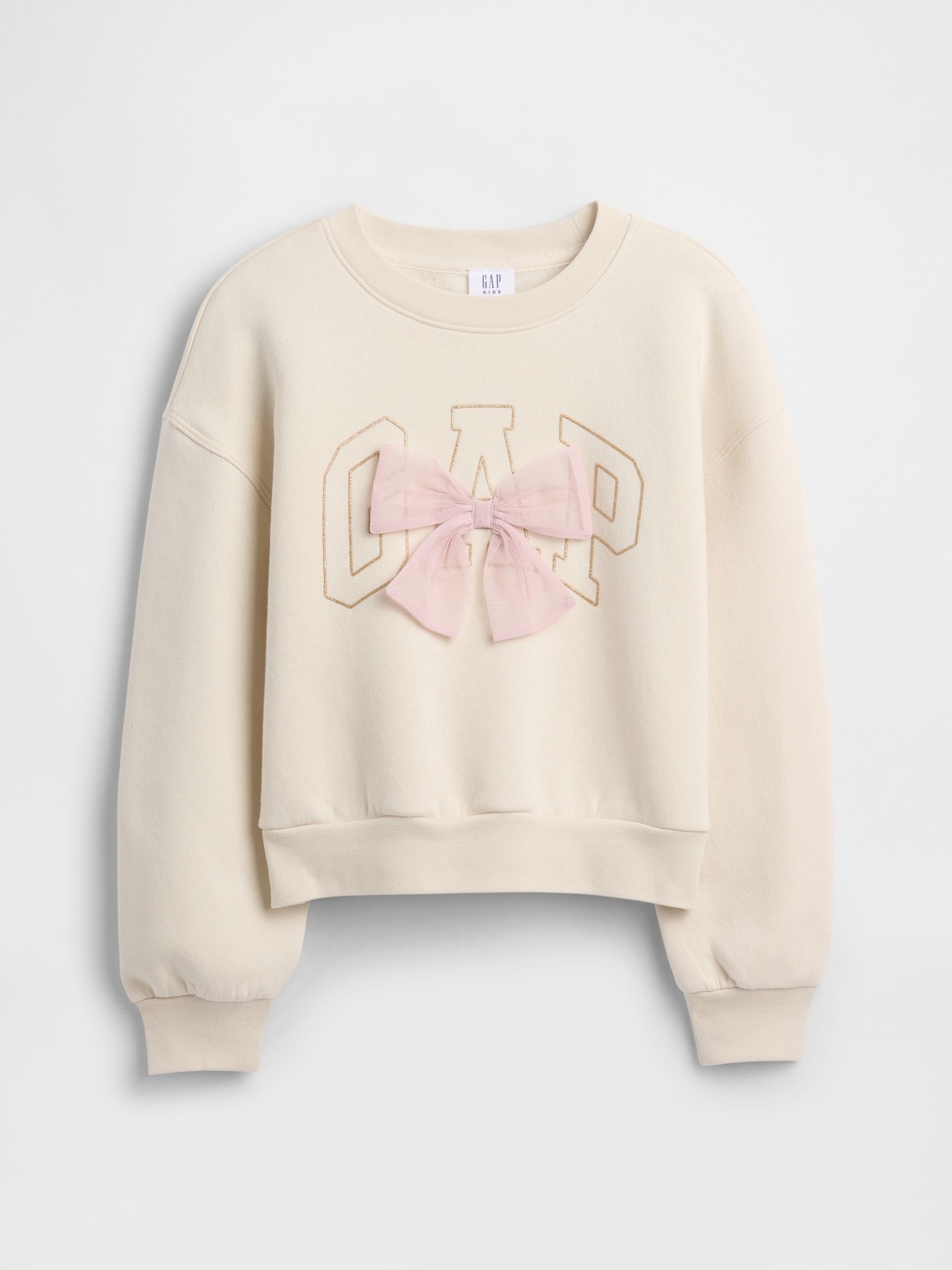 Cream Oversized Graphic Sweatshirt (4-13yrs) - Image 1 of 3