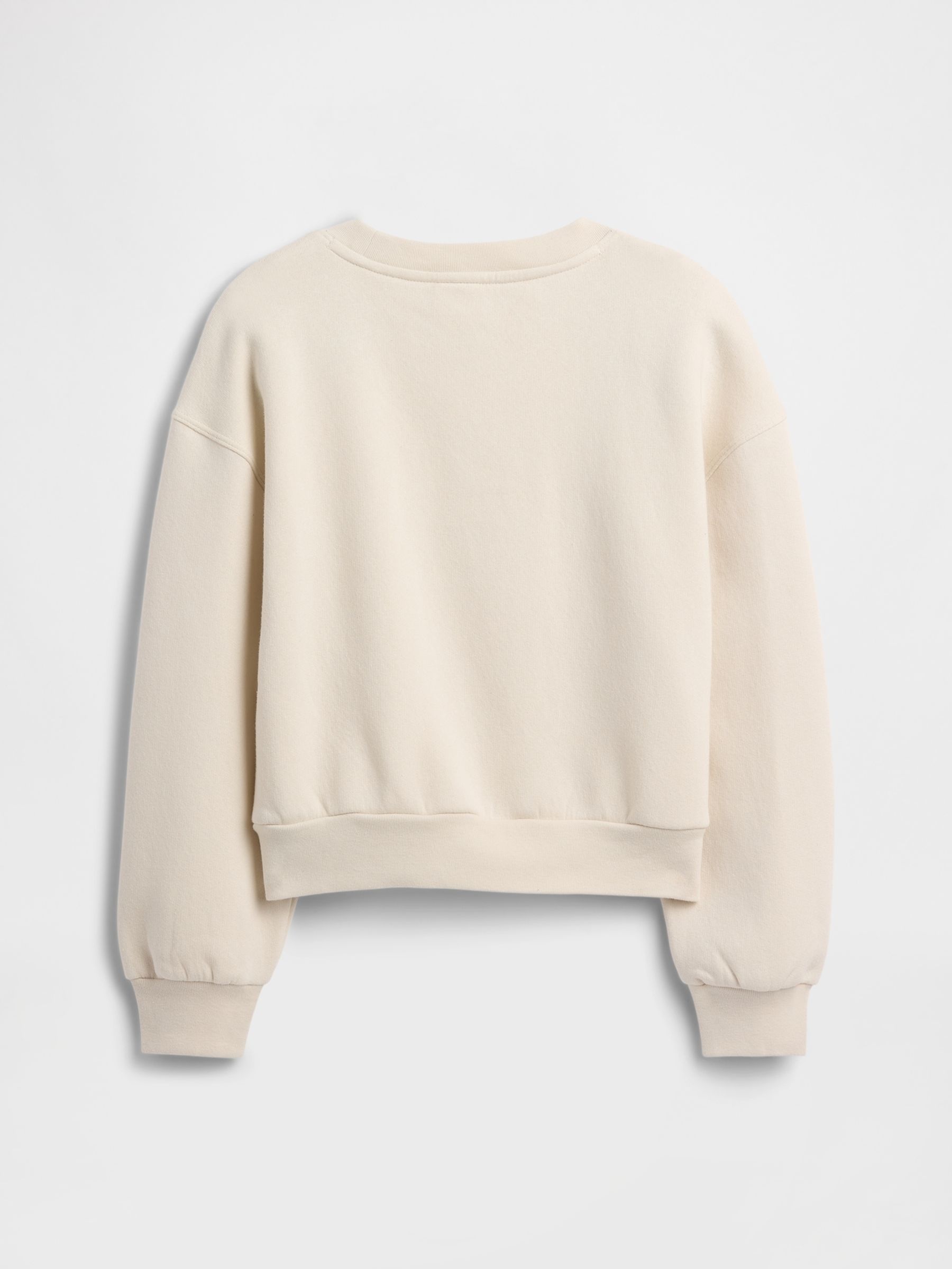 Cream Oversized Graphic Sweatshirt (4-13yrs) - Image 2 of 3