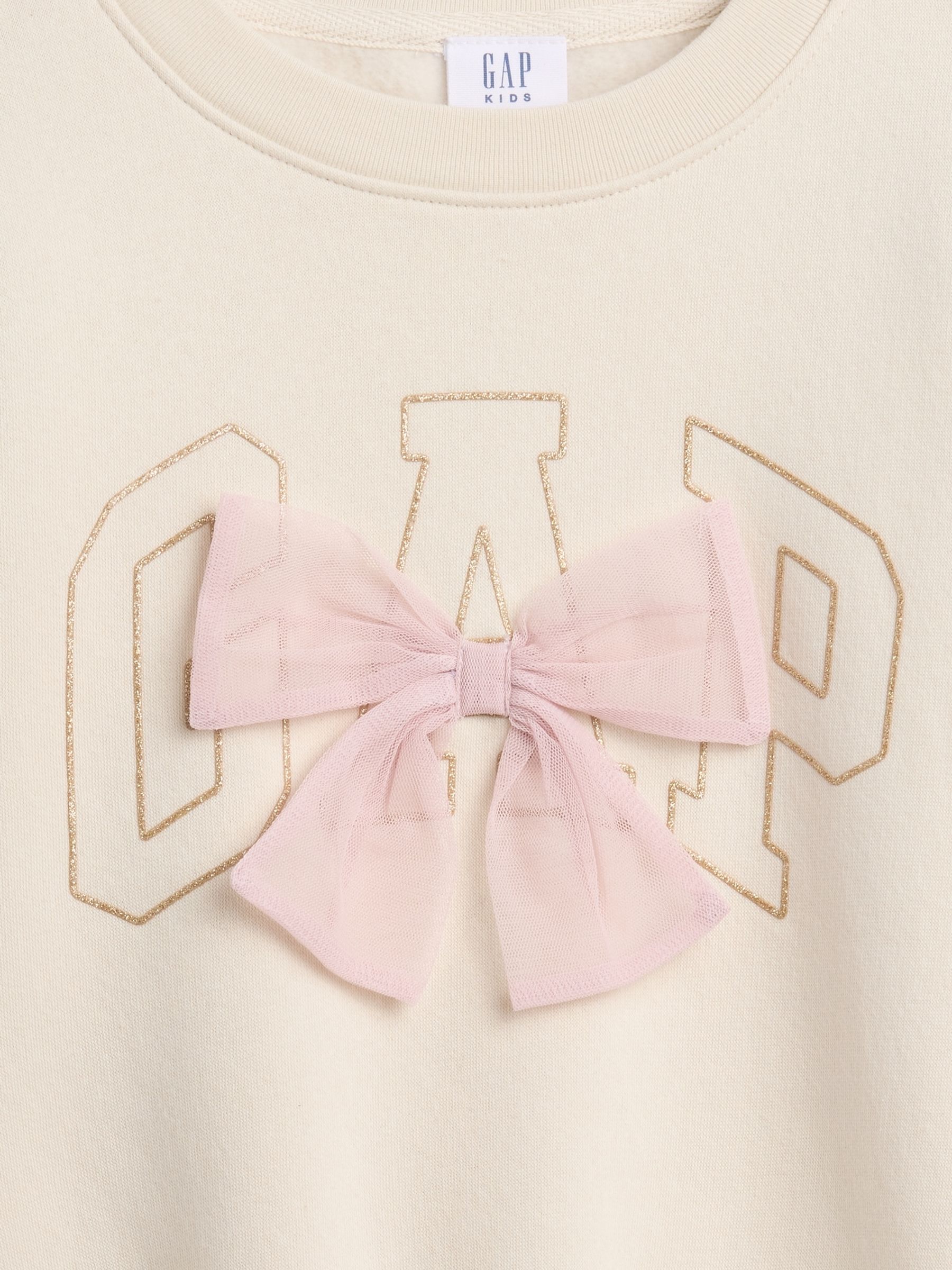 Cream Oversized Graphic Sweatshirt (4-13yrs) - Image 3 of 3