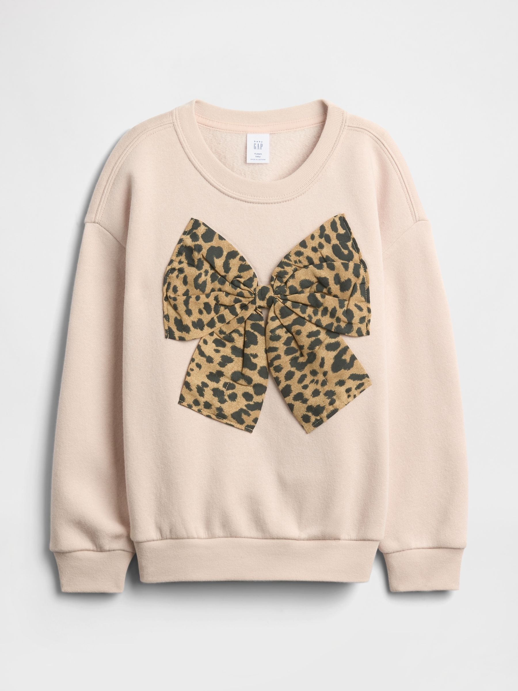 Light Pink Oversized Graphic Sweatshirt (6mths-5yrs) - Image 1 of 3