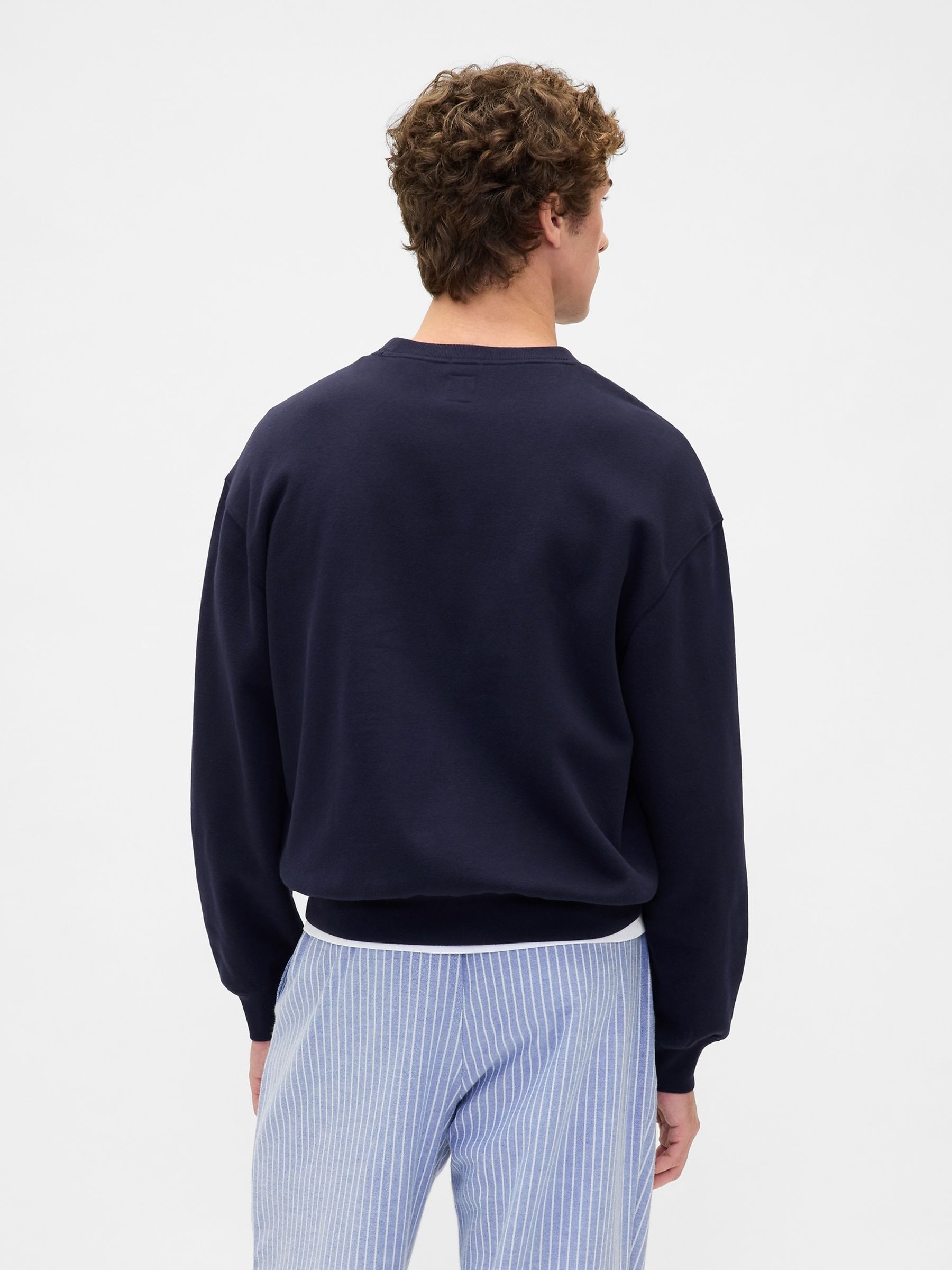 Navy Blue VintageSoft NAP Logo Sweatshirt - Image 2 of 4