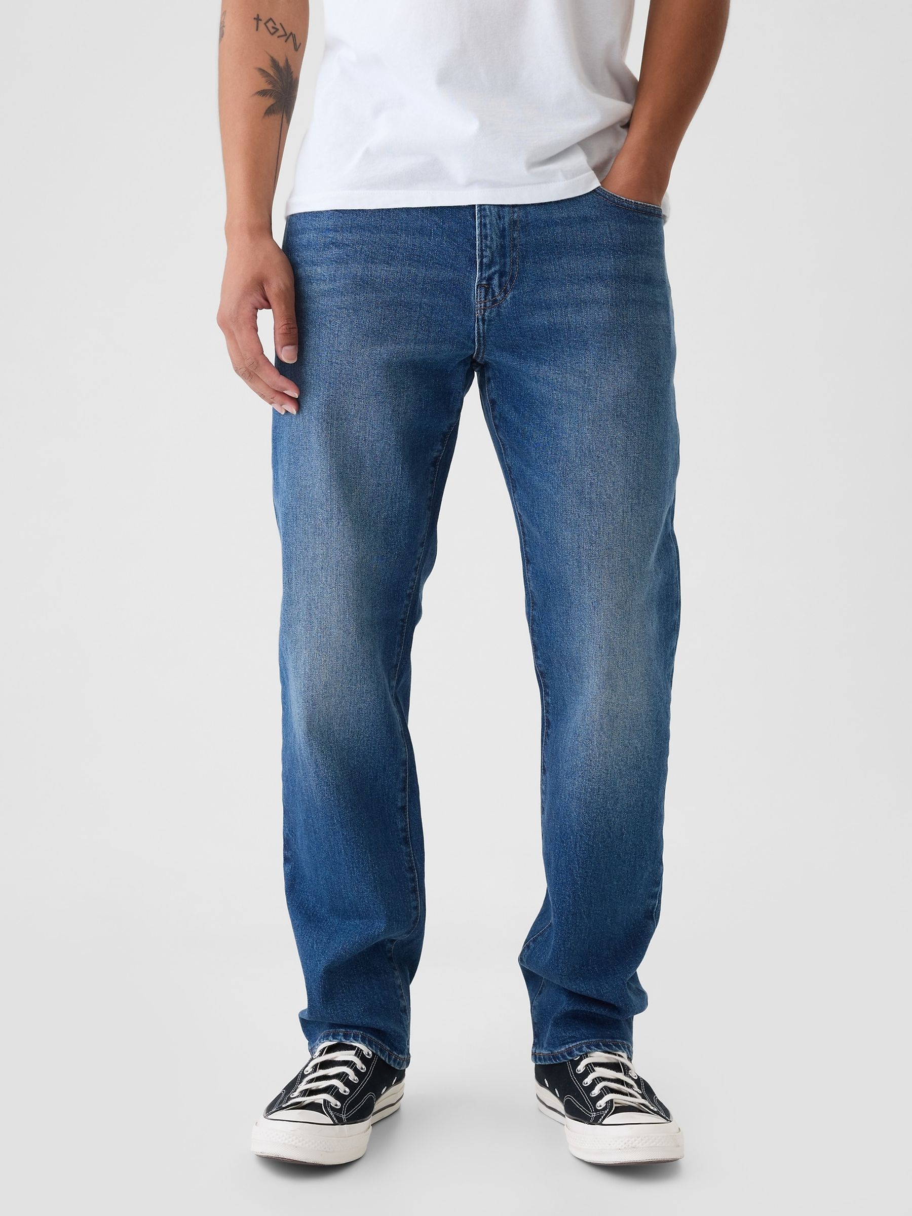 Blue Straight Jeans | Gap