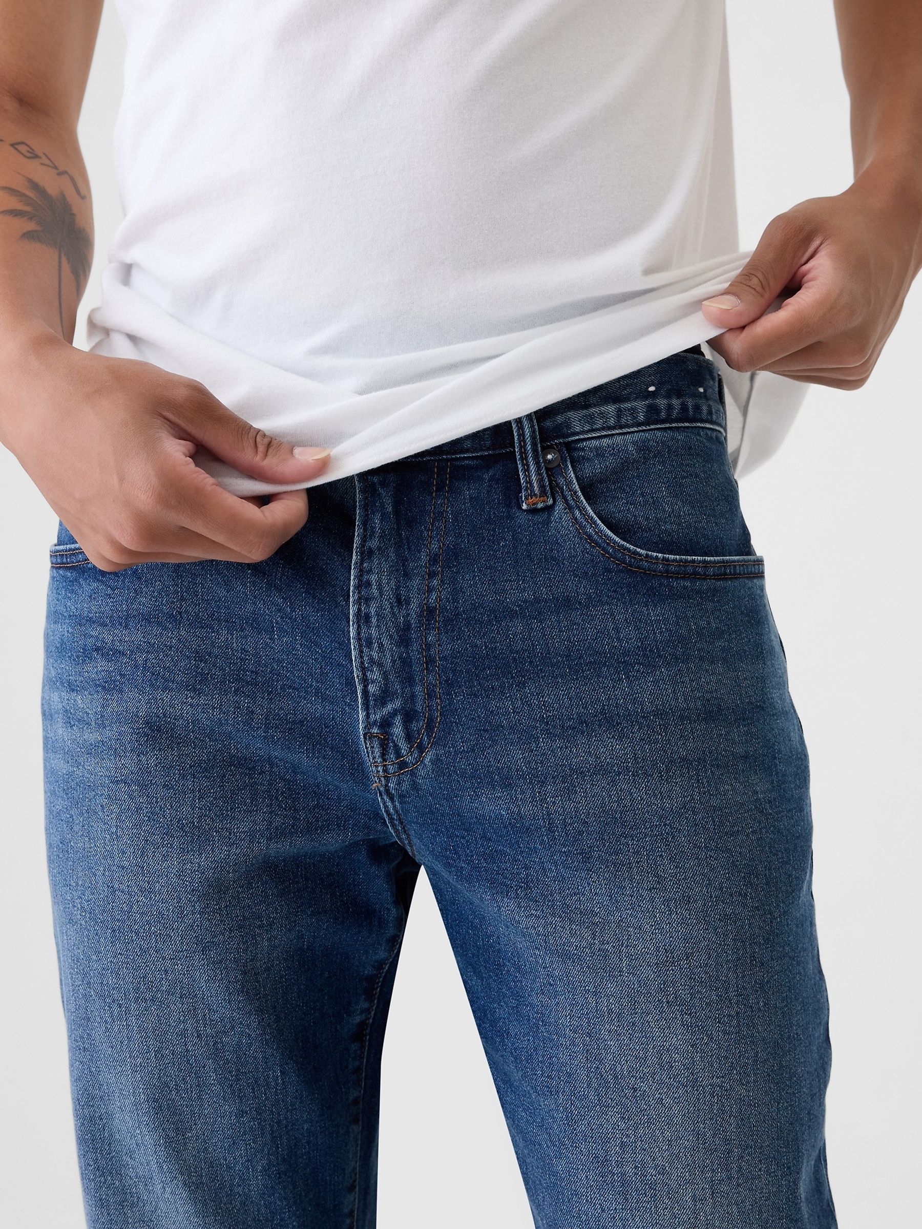 Blue Straight Jeans - Image 4 of 5