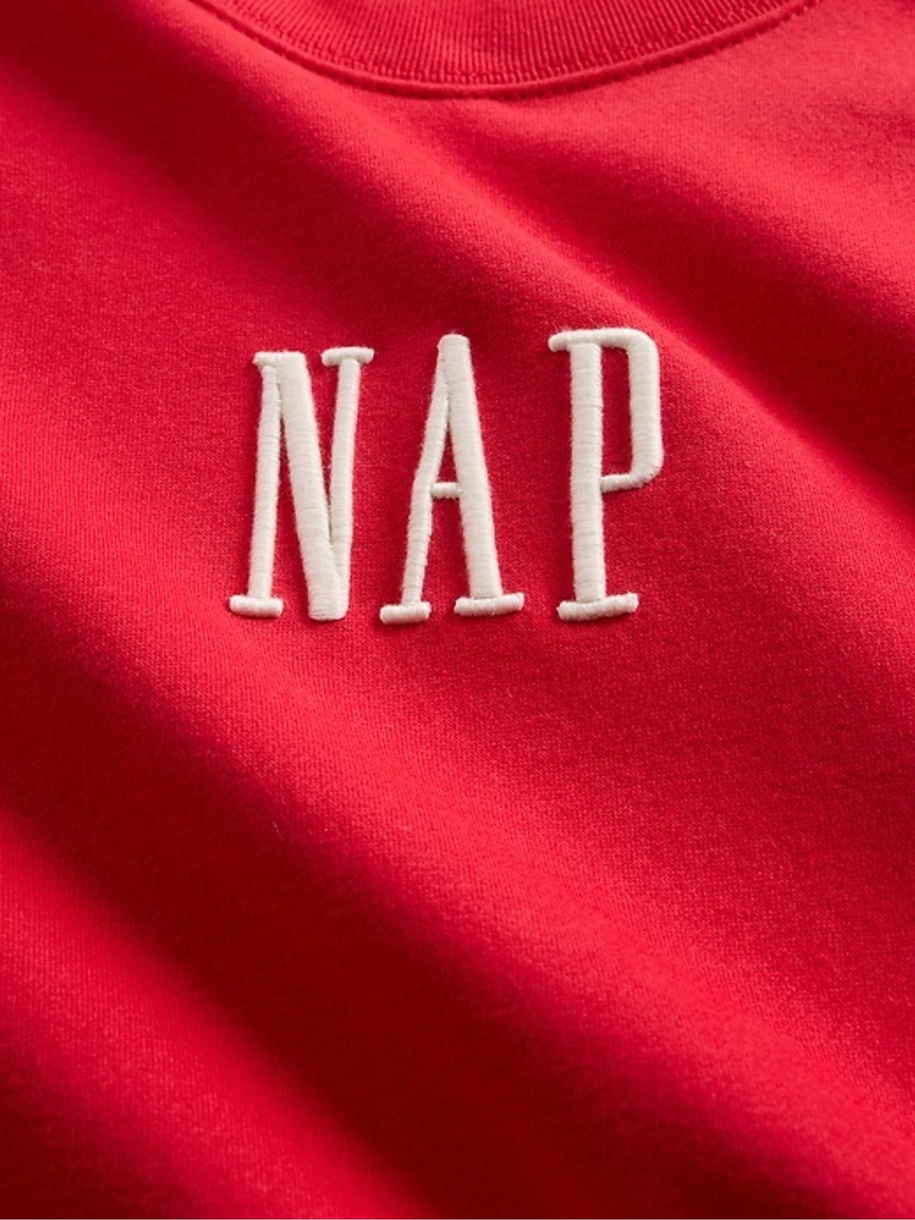 Red VintageSoft NAP Logo Sweatshirt - Image 8 of 8