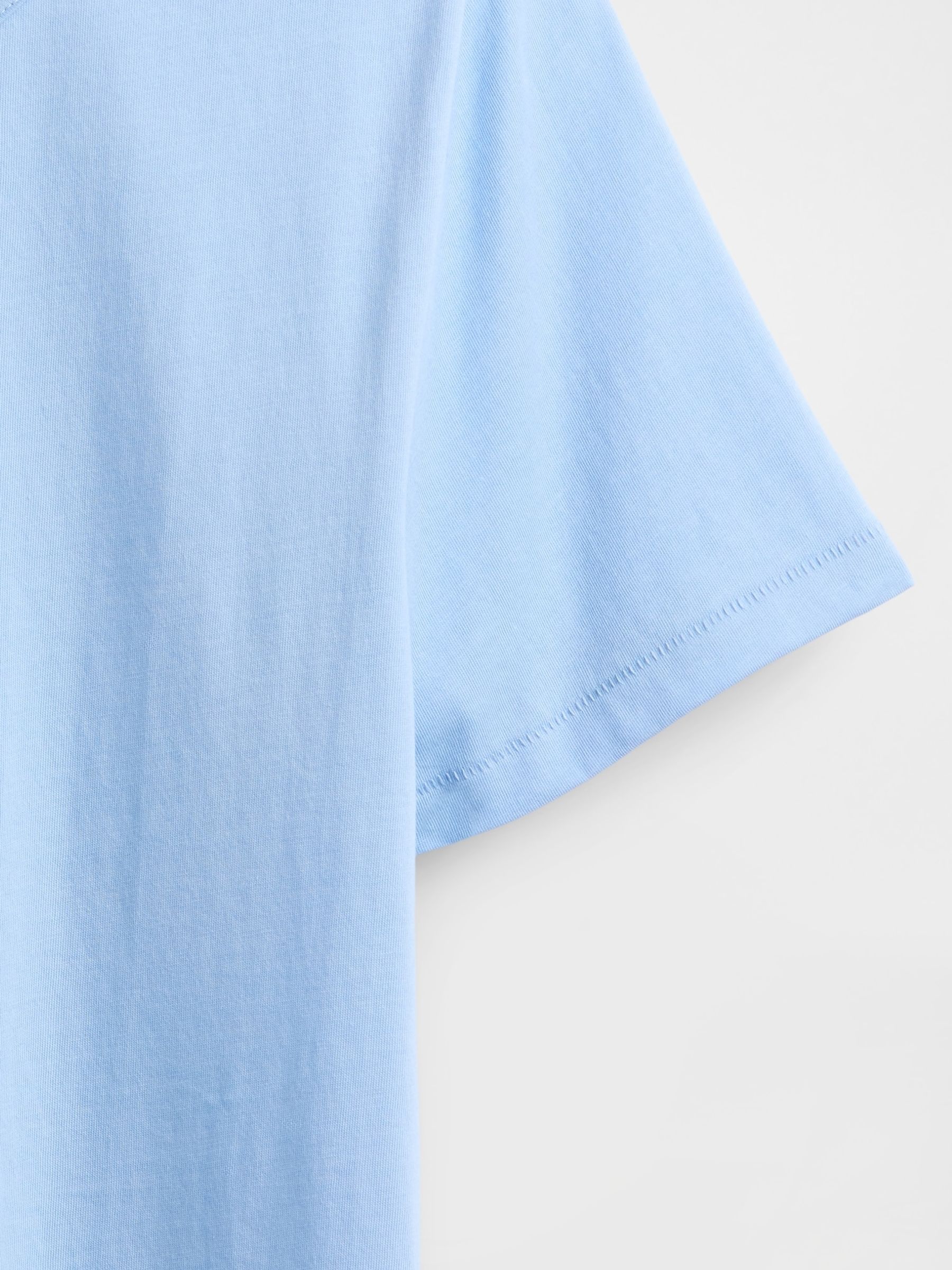 Blue Vintage Soft Crew Neck Short Sleeve T-Shirt - Image 4 of 4