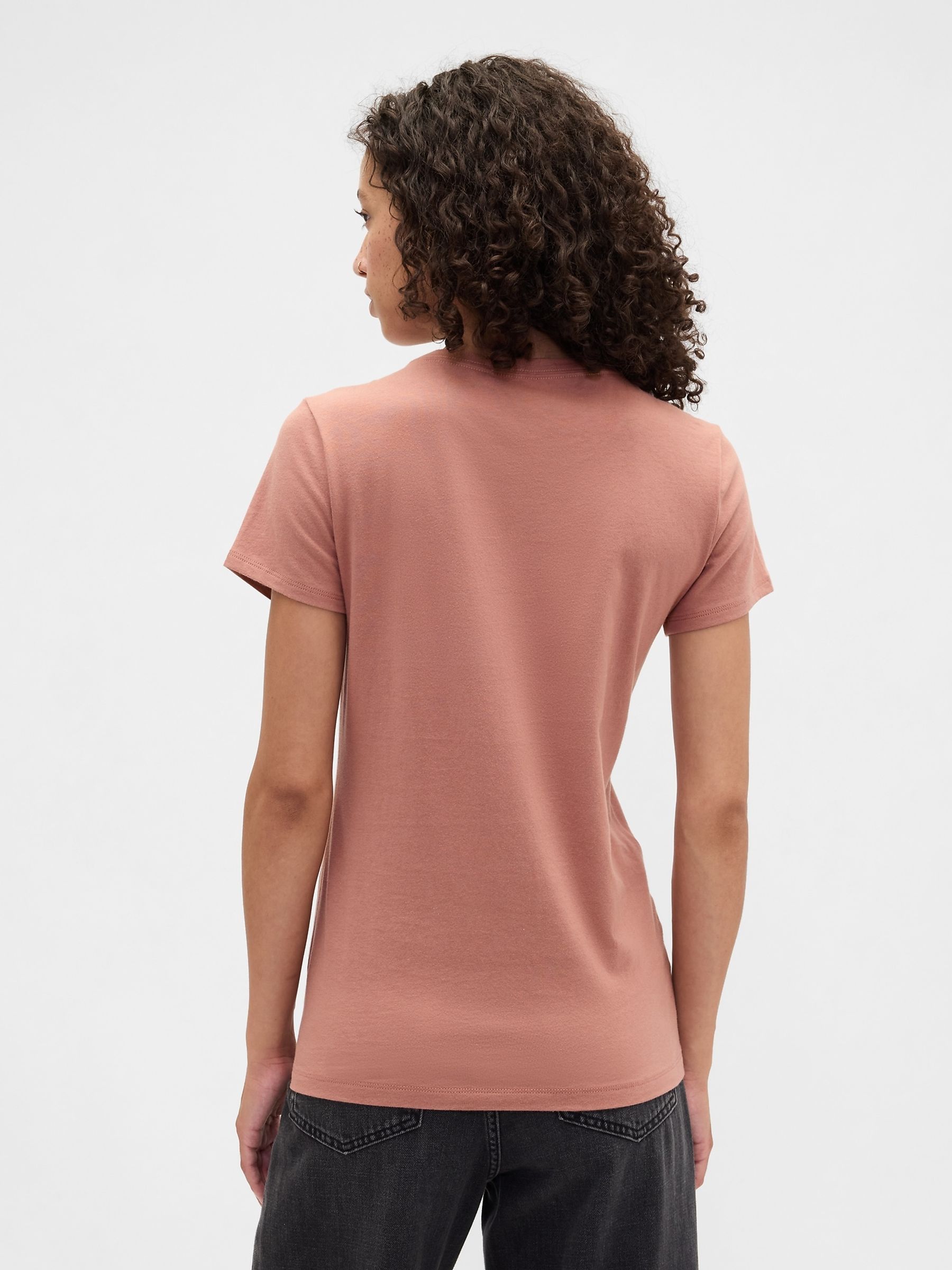 Pink Logo Crew Neck T-Shirt - Image 2 of 4