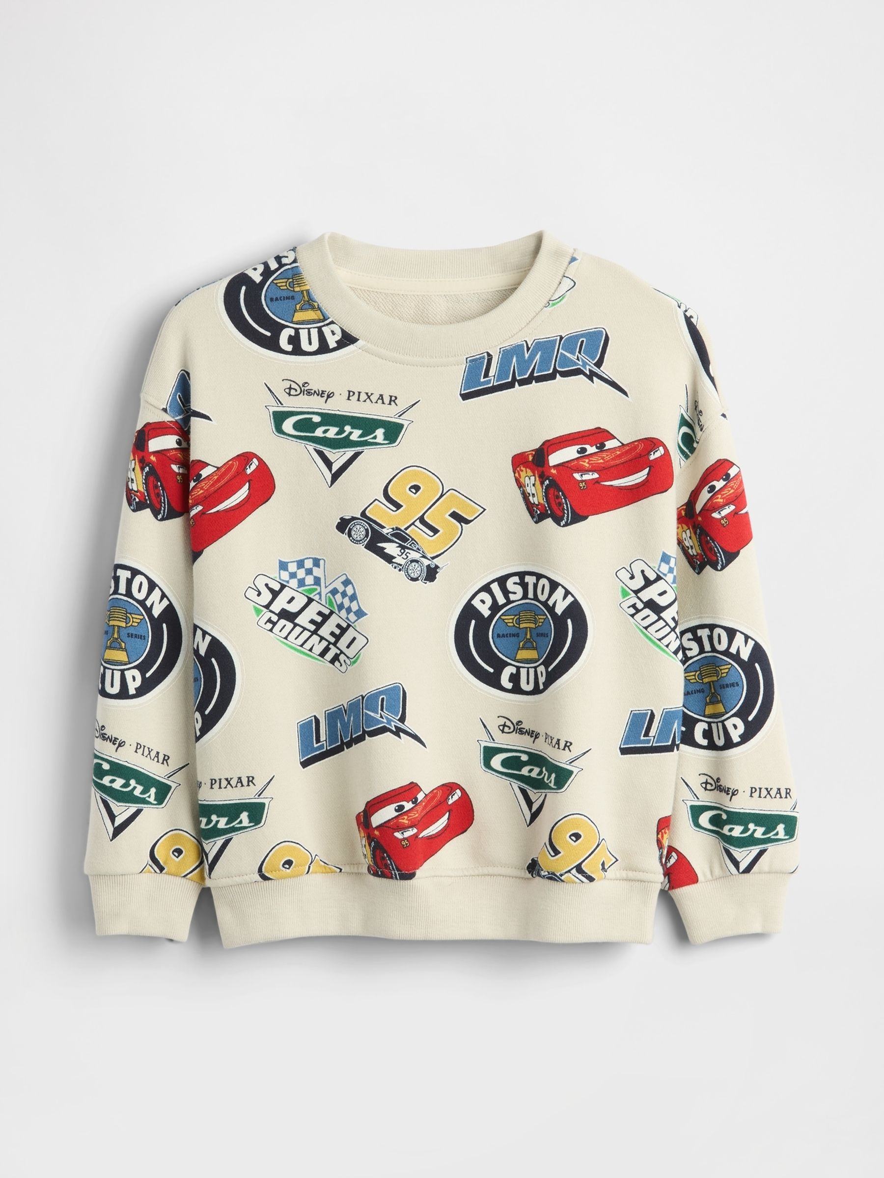 Cream Disney Vintage Soft Cars Sweatshirt (6mths-5yrs) - Image 2 of 4
