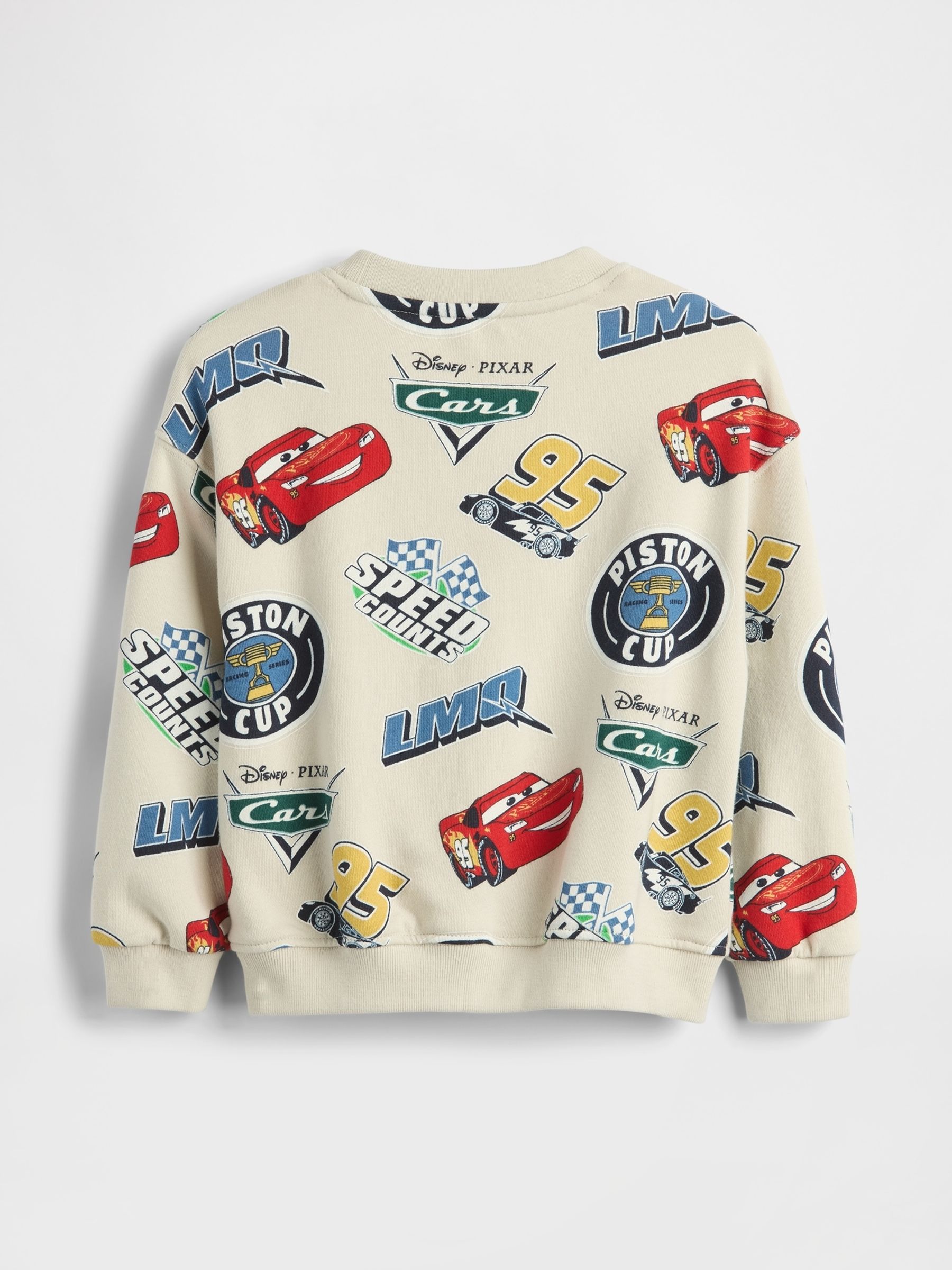 Cream Disney Vintage Soft Cars Sweatshirt (6mths-5yrs) - Image 3 of 4
