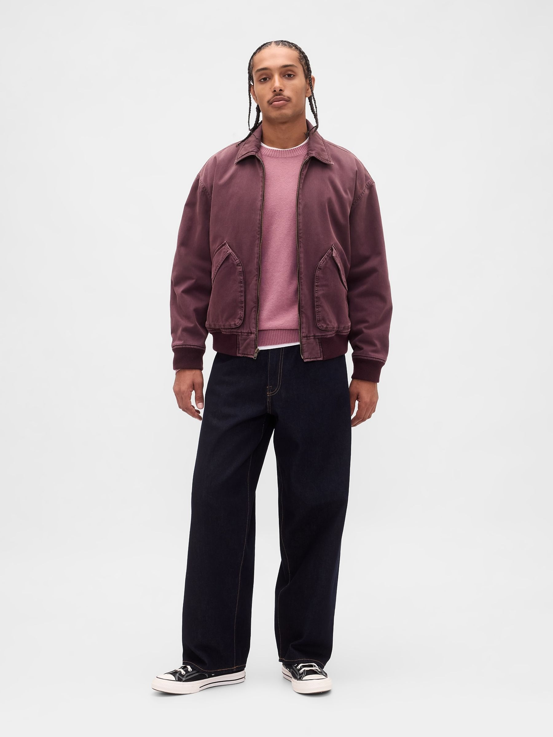 Pink CashSoft Crew Sweatshirt - Image 3 of 4