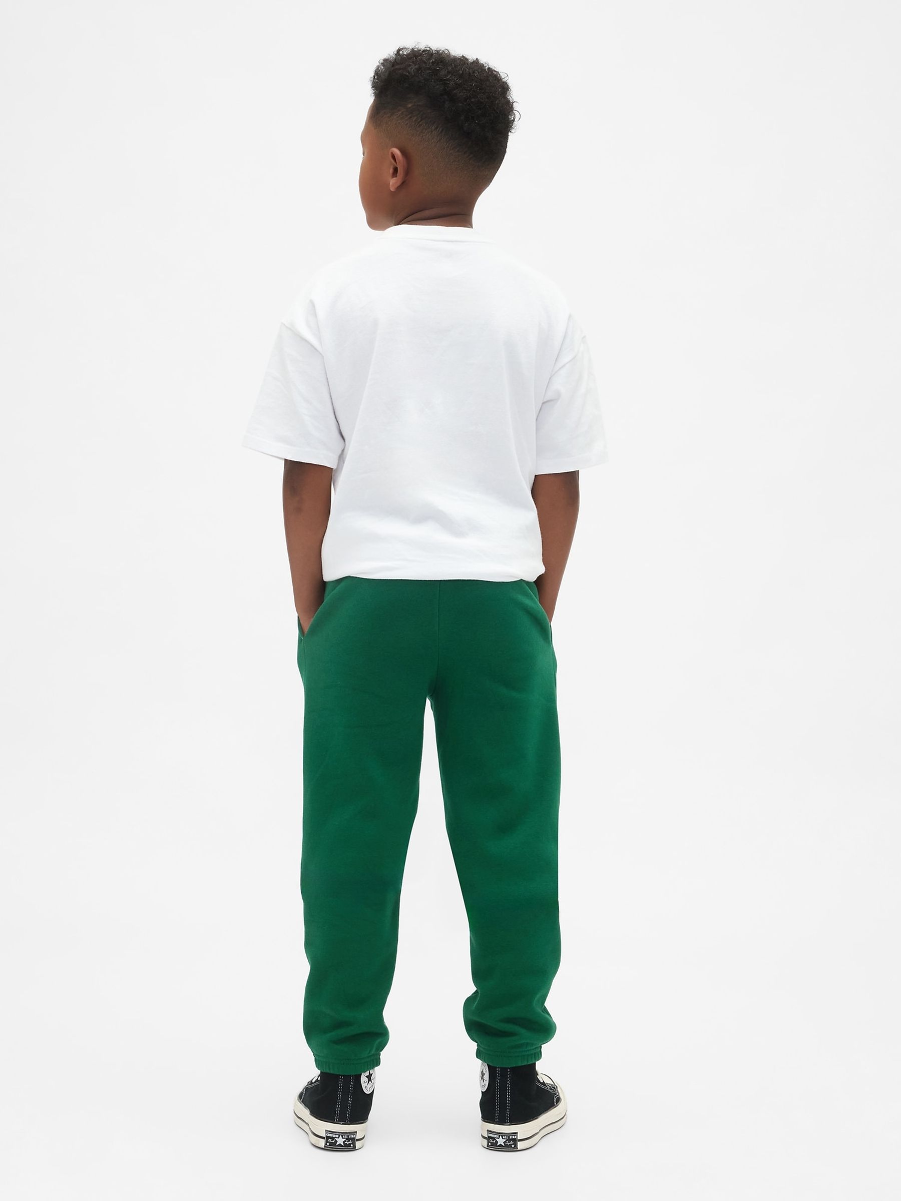 Green Relaxed Logo Joggers (4-13yrs) - Image 3 of 5