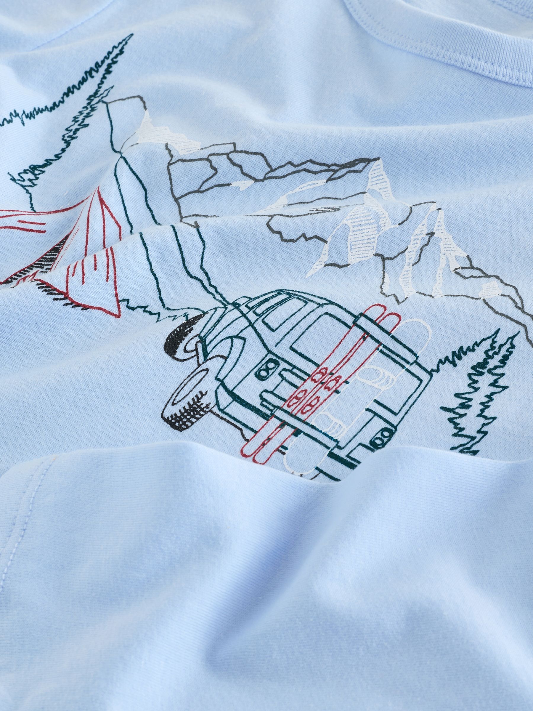 Blue Logo Long Sleeve T-Shirt - Image 3 of 5