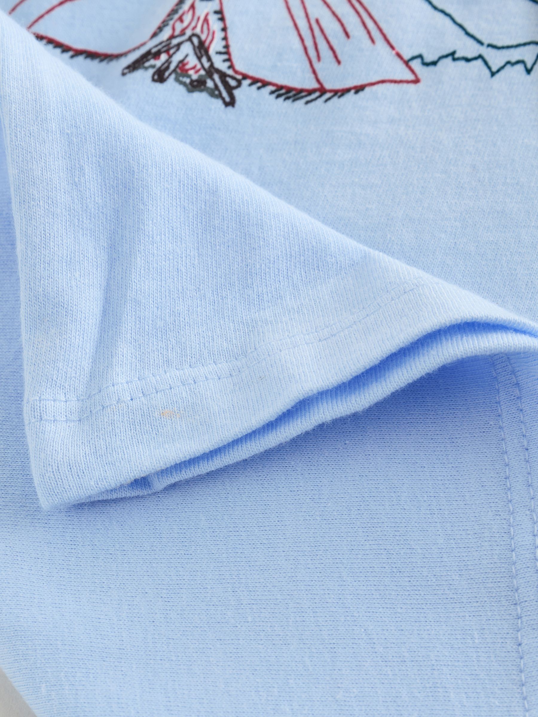 Blue Logo Long Sleeve T-Shirt - Image 4 of 5