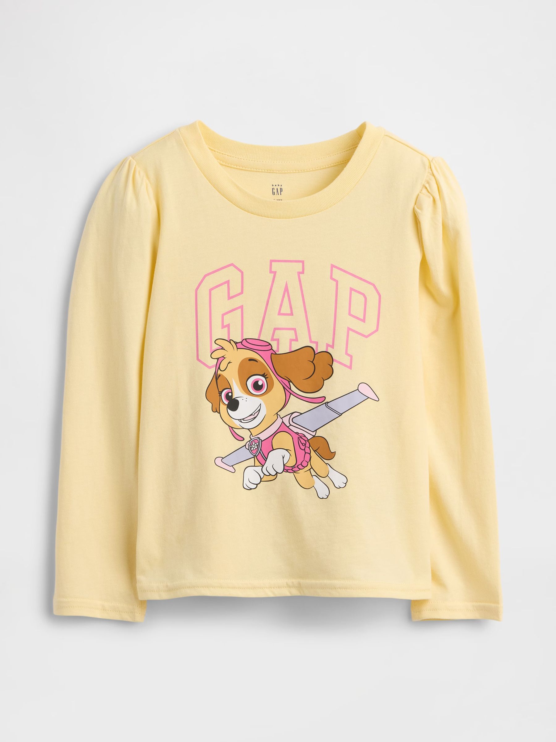 Yellow Long Sleeve Graphic T-Shirt - Image 1 of 3