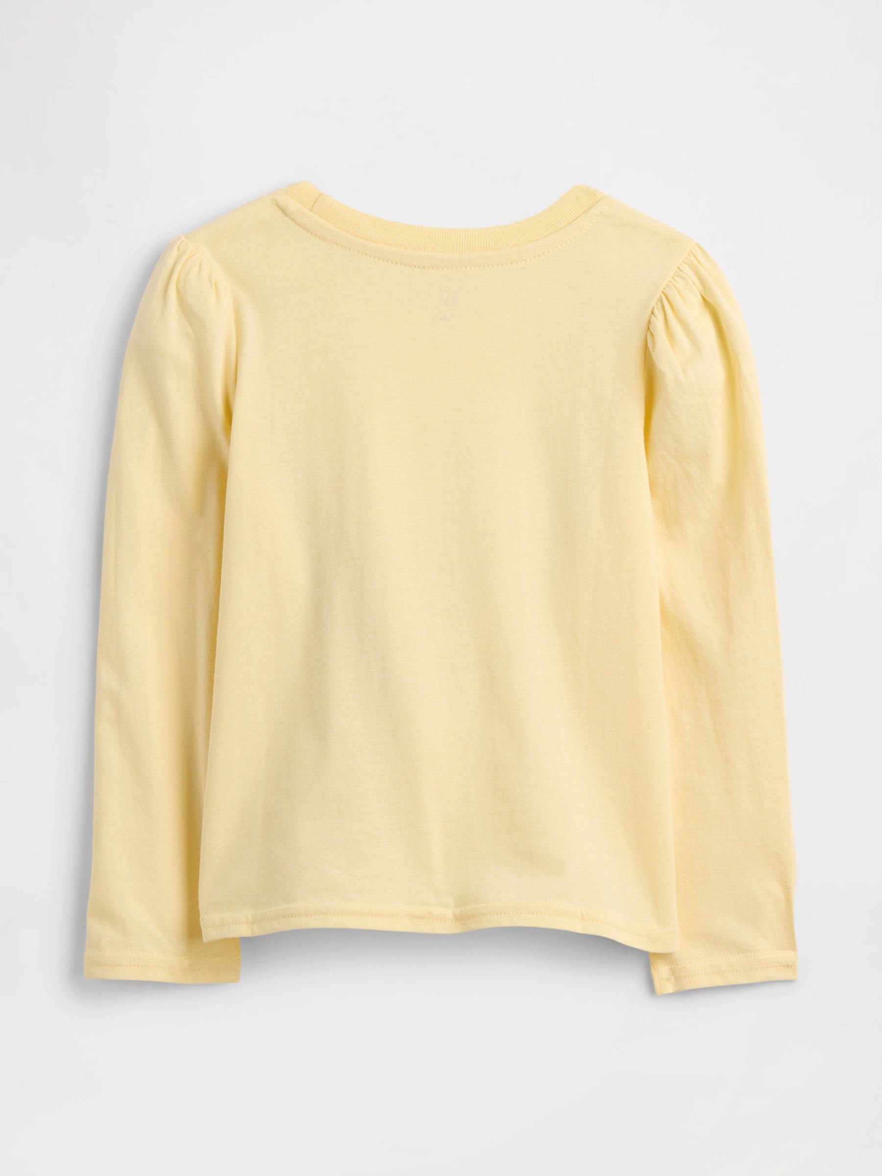 Yellow Long Sleeve Graphic T-Shirt - Image 2 of 3