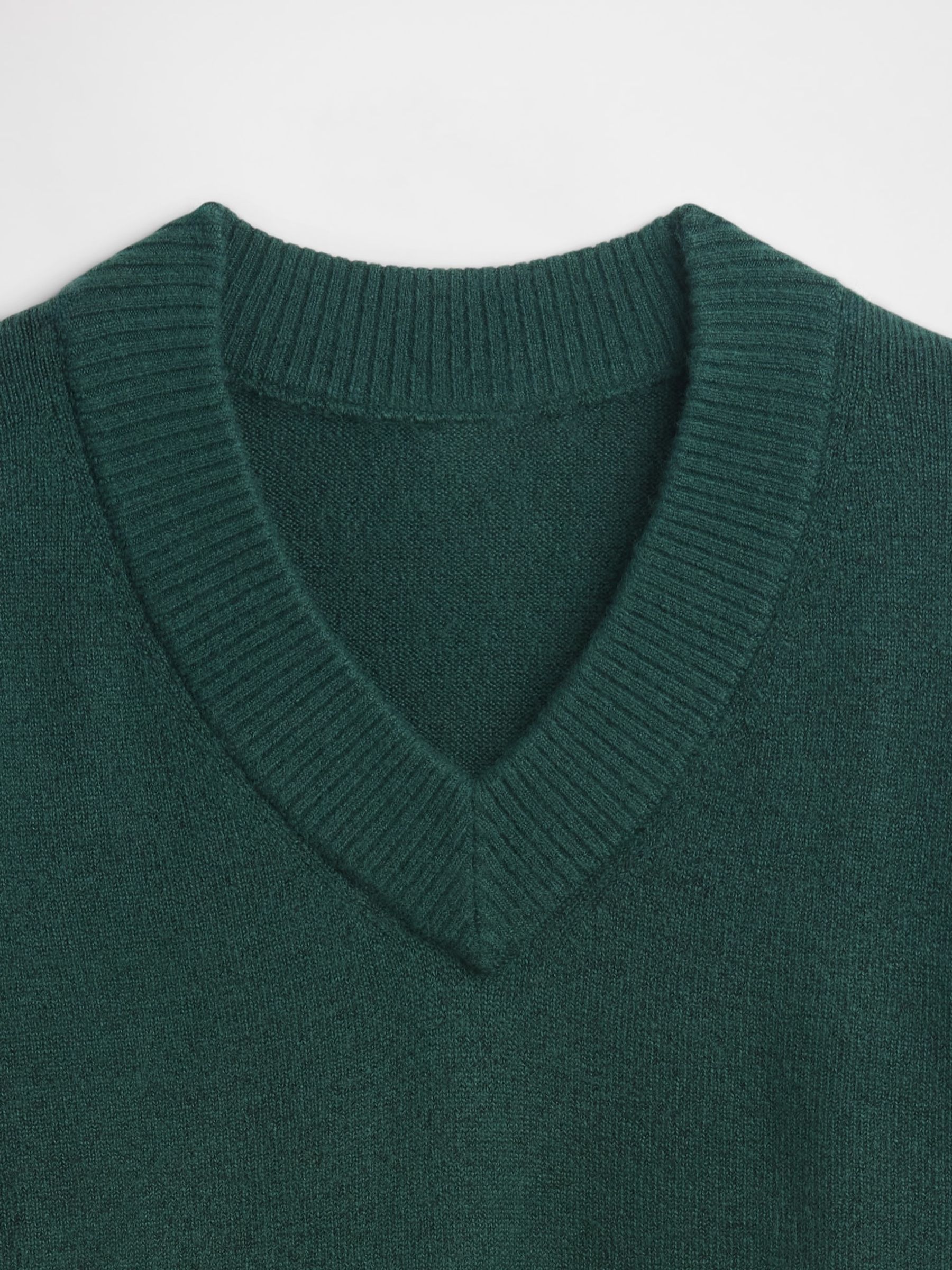 Dark Green V-Neck Sweatshirt - Image 5 of 5