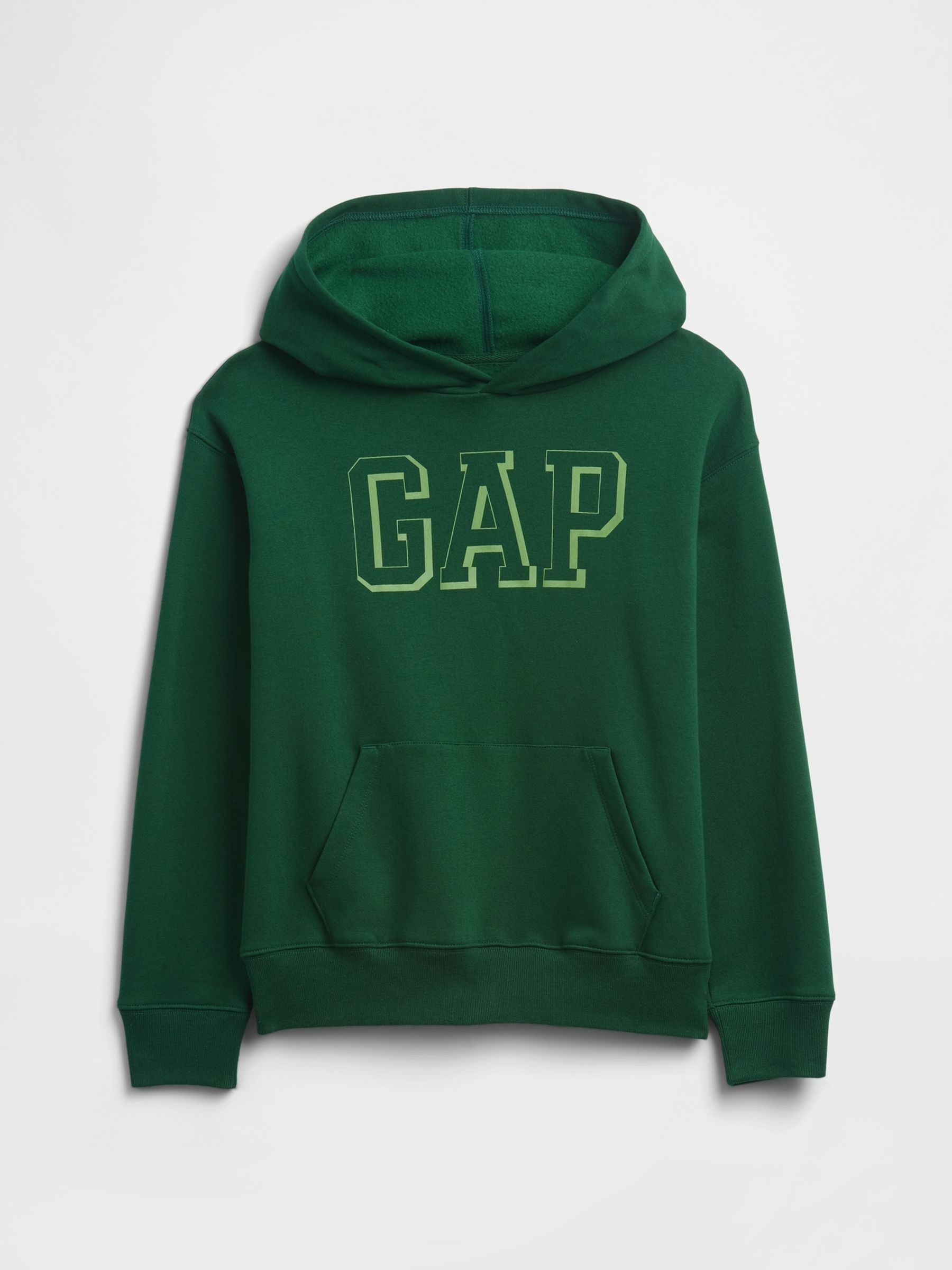 Green Relaxed Logo Hoodie - Image 4 of 5