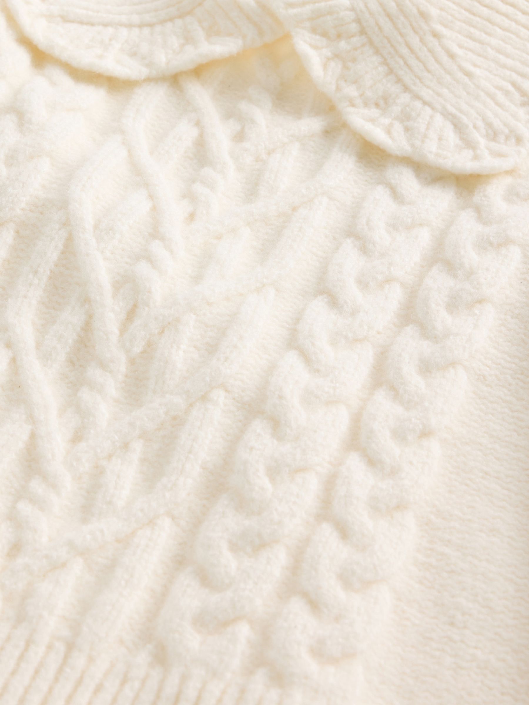 White Cashsoft Colla Jumper (6mths-5yrs) - Image 4 of 4