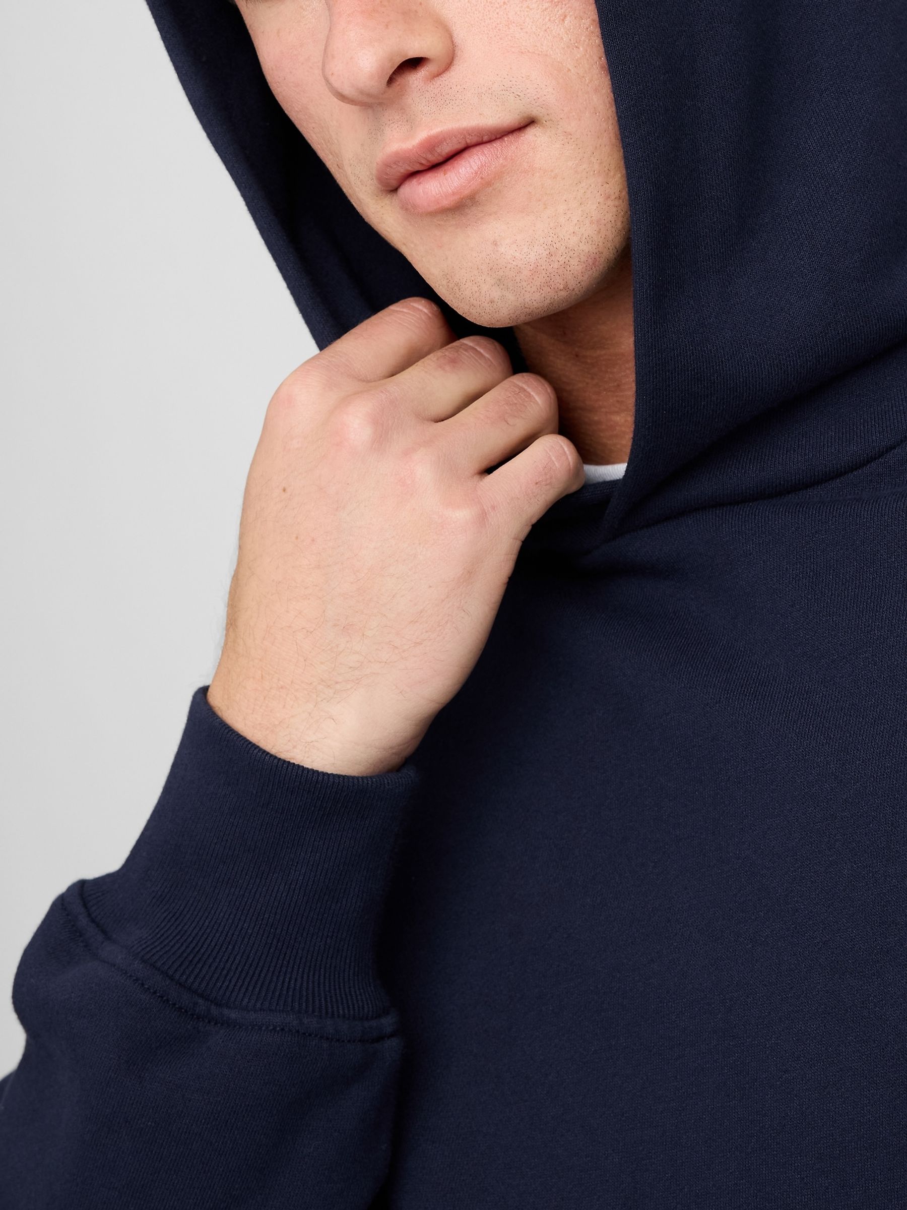 Navy Blue Oversized Heavyweight Hoodie - Image 4 of 4