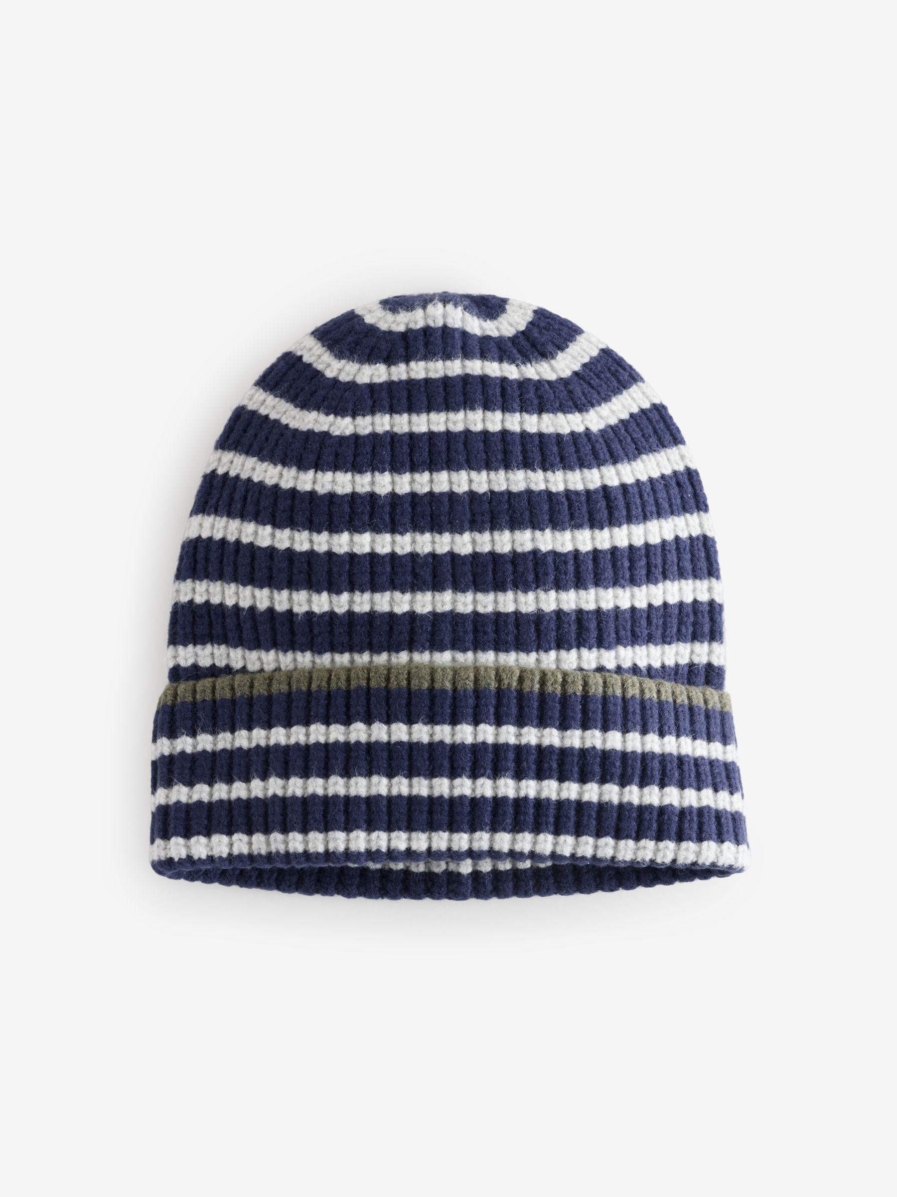 Blue CashSoft Stripe Beanie - Image 1 of 3