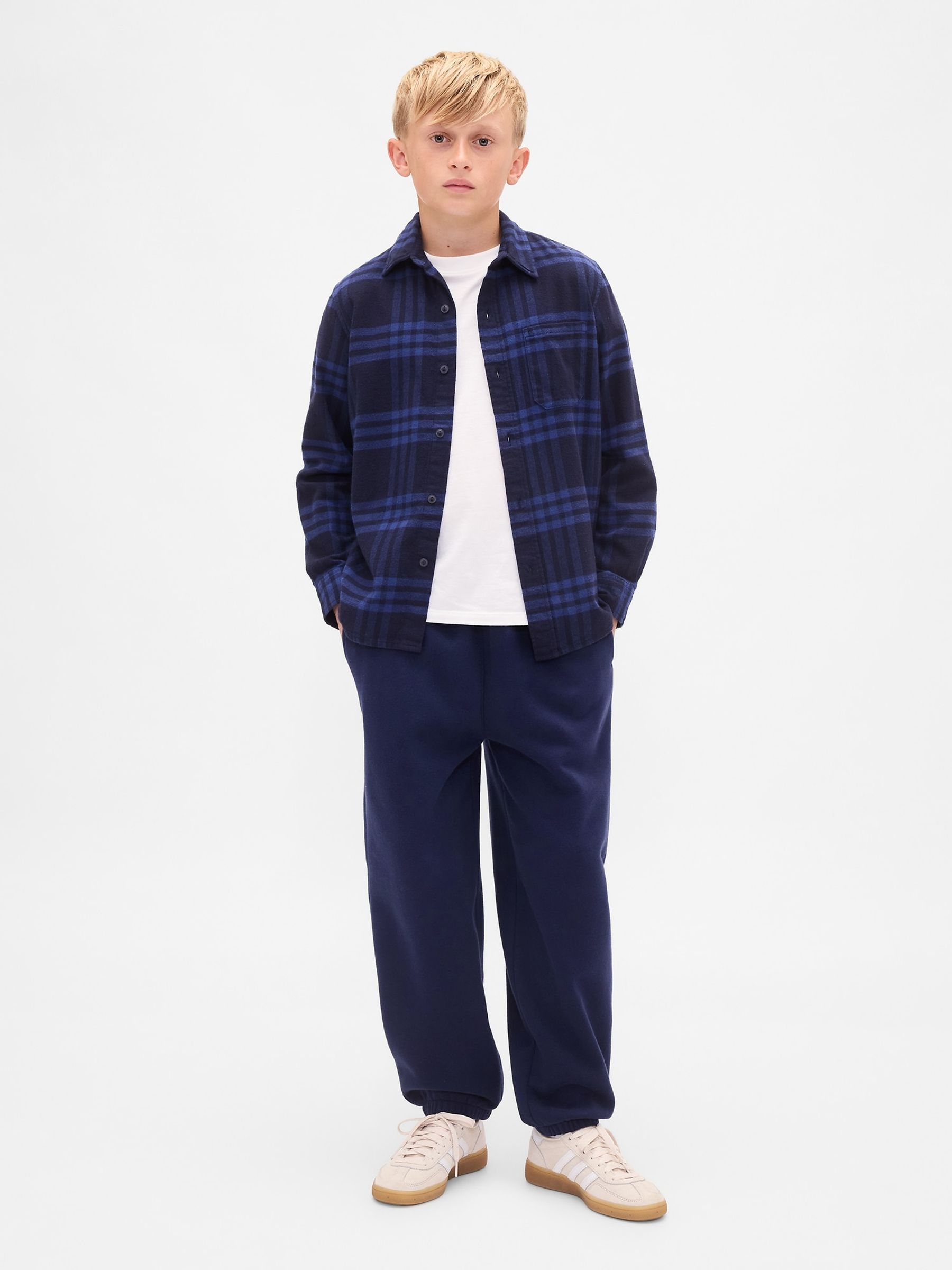 Navy Blue VintageSoft Baggy Joggers (4-13yrs) - Image 2 of 5