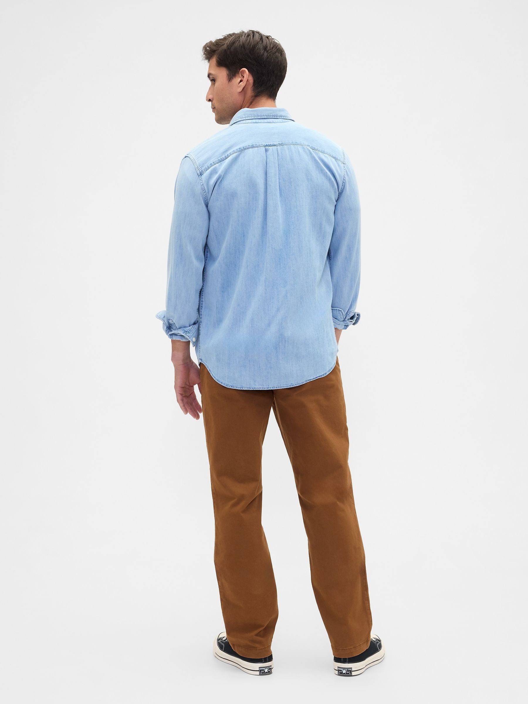 Brown Slim Fit Chinos - Image 2 of 6
