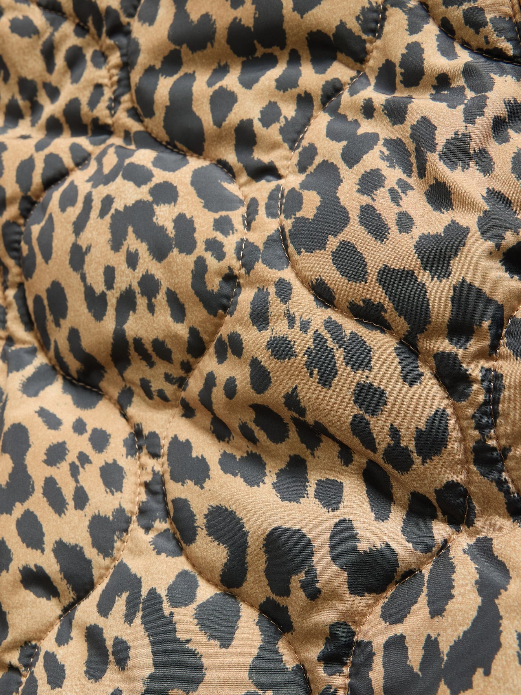 Brown Oversized Quilted Lightweight Puffer Jacket (4-13yrs) - Image 9 of 9