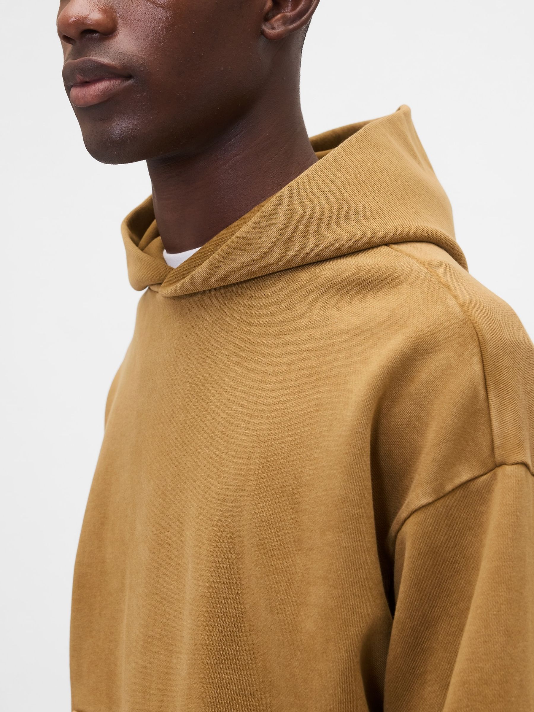 Yellow Oversized Heavyweight Hoodie - Image 4 of 4
